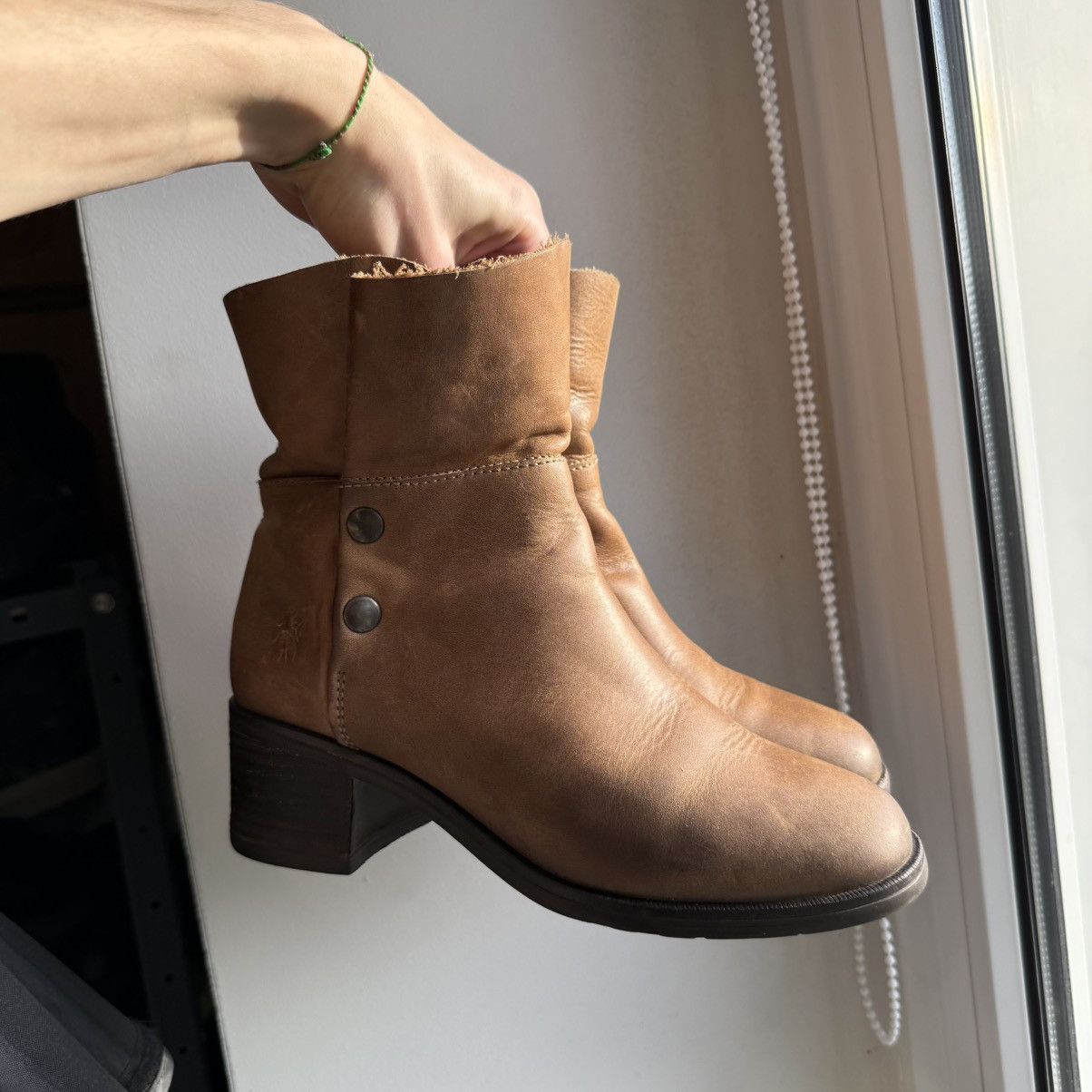 Fly London 📌 Vintage Fly London Guidi style Leather Boots Moto Size US 8 / IT 38 - 2 Thumbnail