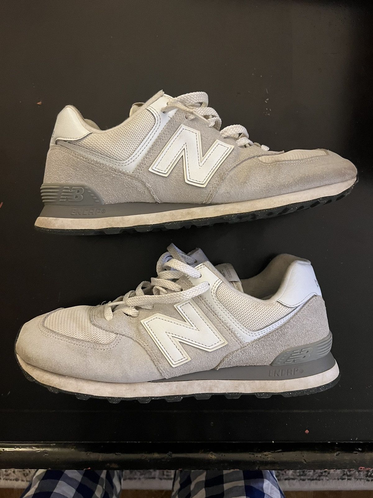 New Balance White New Balance 574 Grailed