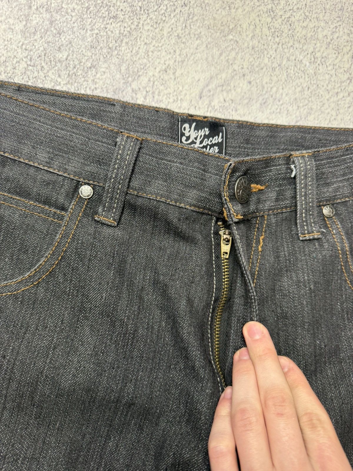 Japanese Brand Vintage Rap Pants Your Local Dealer Y2K Jeans Japanese Size US 32 / EU 48 - 8 Thumbnail