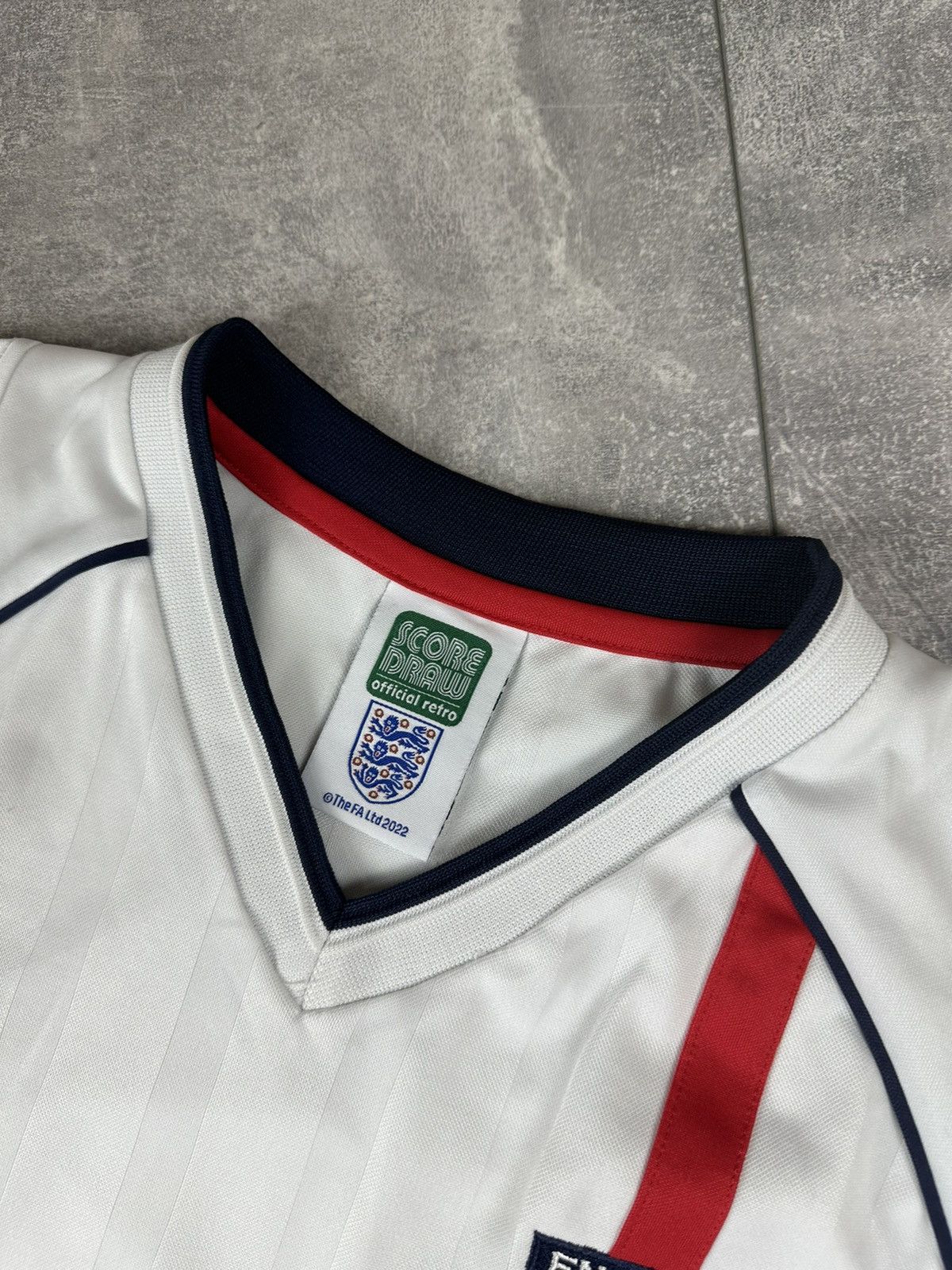 Other Score Draw Retro Vintage England National Team Jersey Size US L / EU 52-54 / 3 - 4 Thumbnail