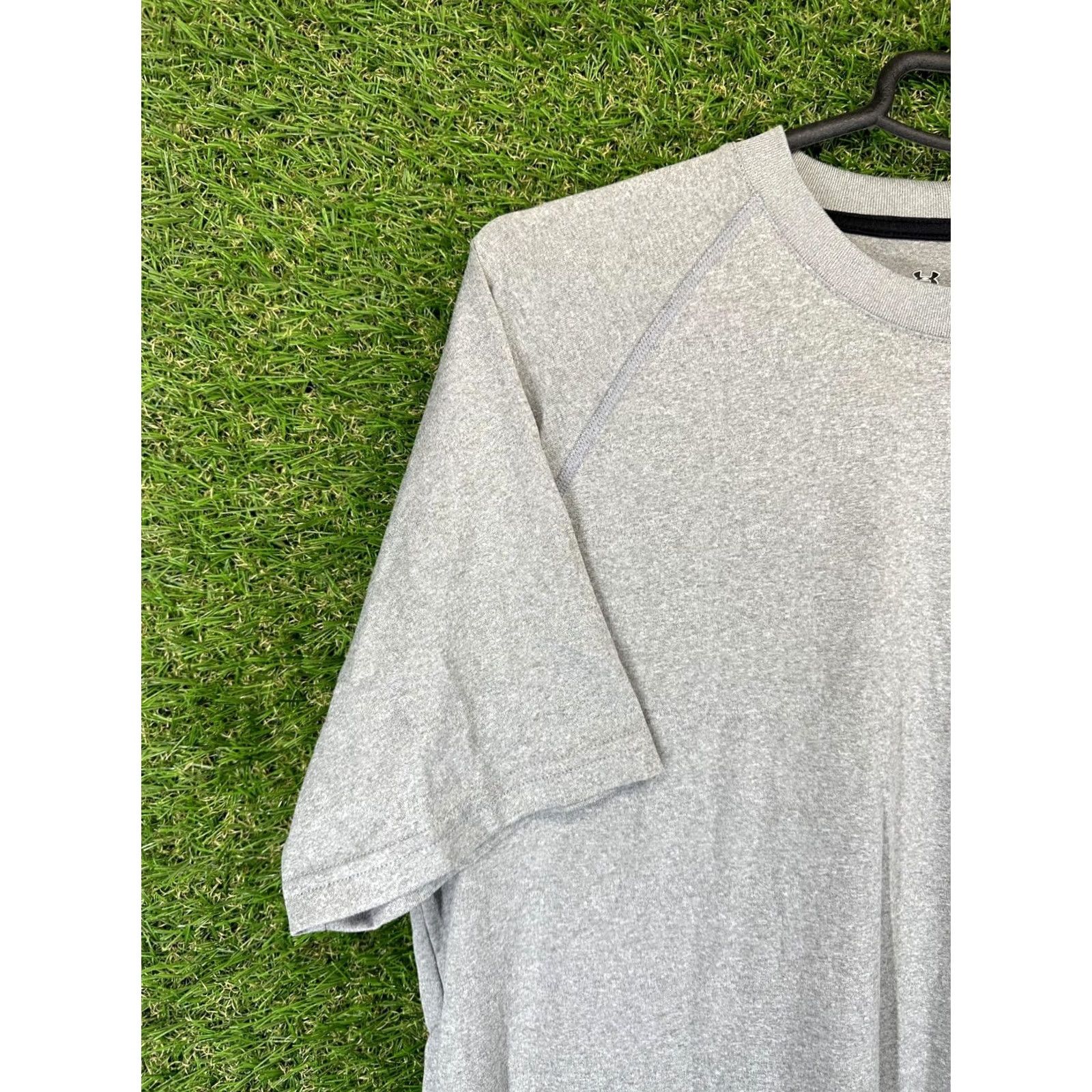 Under Armour UNDER ARMOUR HeatGear MEN Training Compression Shirt Jersey M Gray Short Sleeve Crew Neck T-Shirt Size US M / EU 48-50 / 2 - 4 Thumbnail