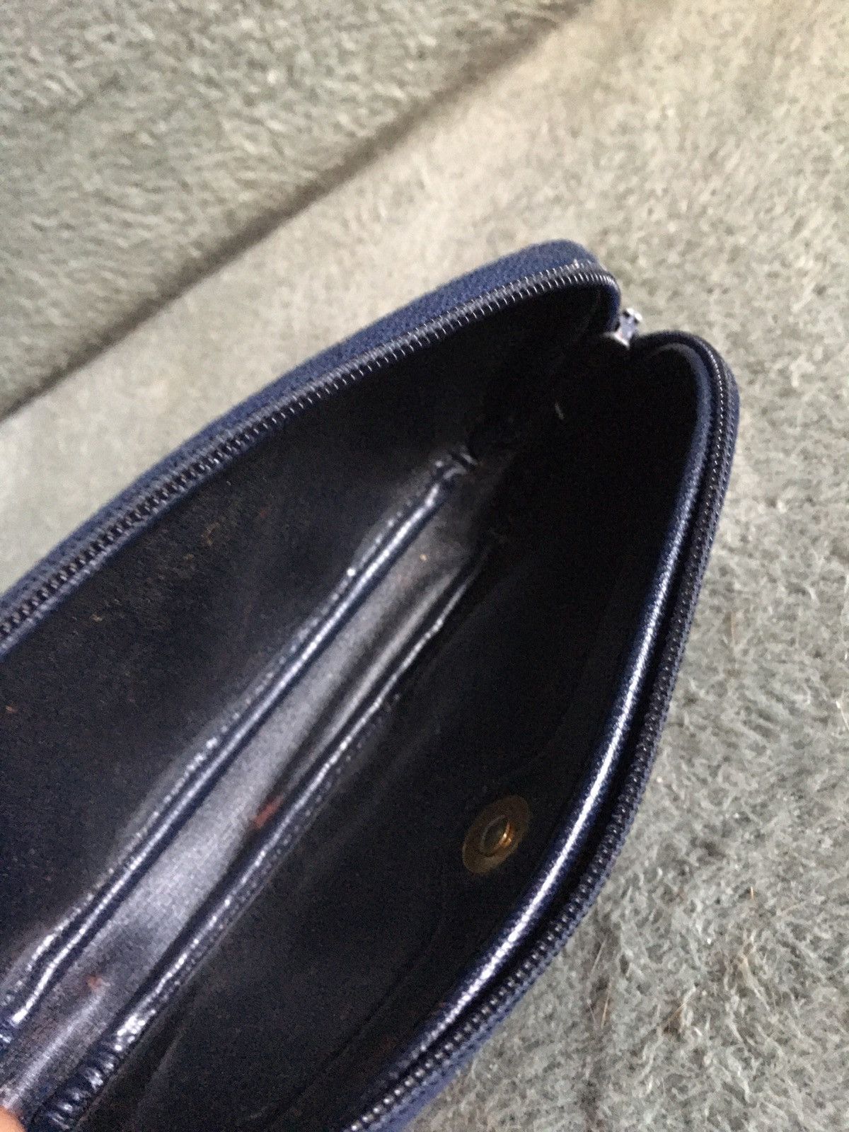 Dior × Vintage Christian Dior Canvas Monogram Vintage Clutch Travel Bag Size ONE SIZE - 7 Thumbnail