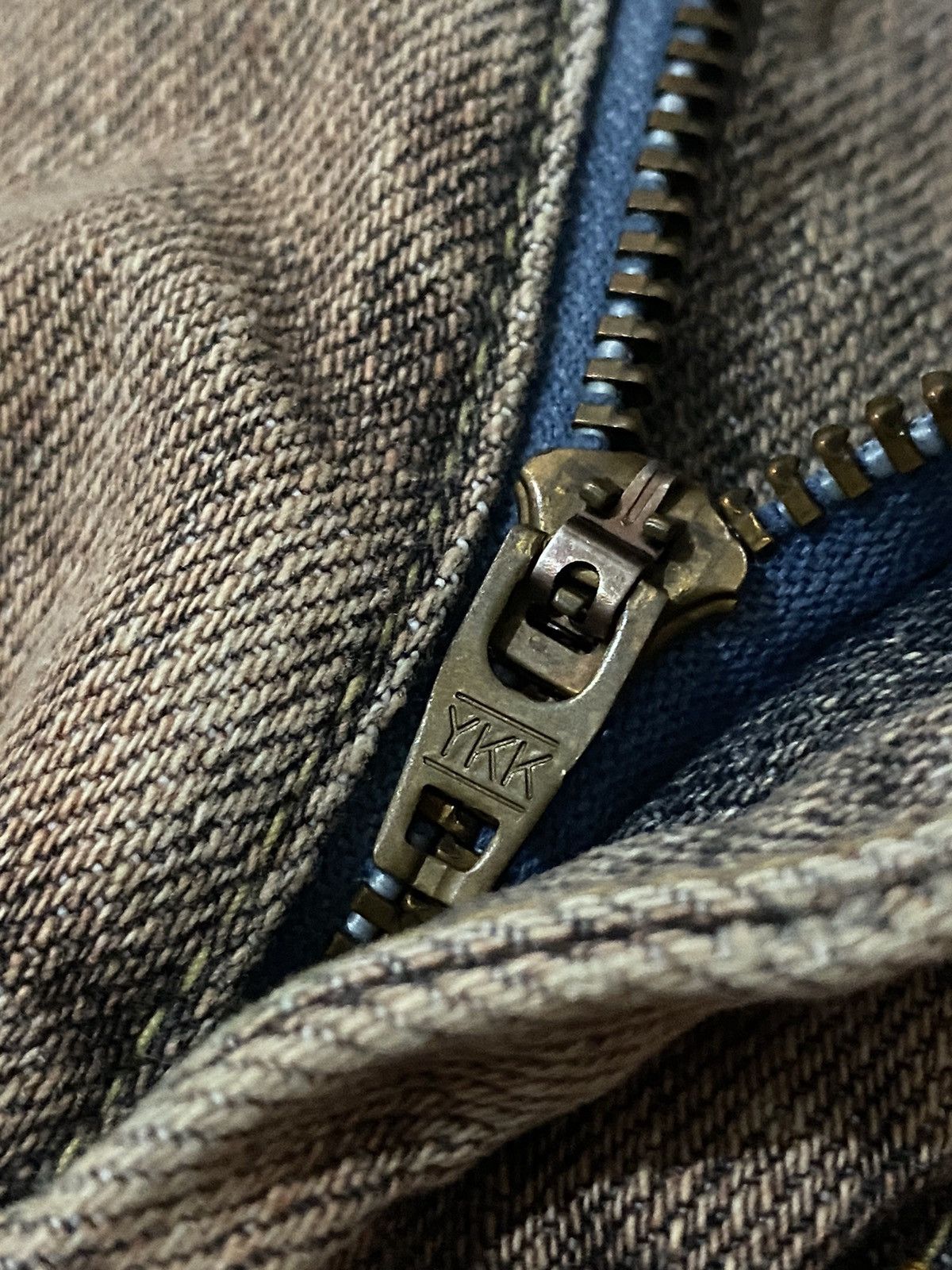 Japanese Brand Japan Bartack Damaged Ripped Bullet Distressed Denim Size US 33 - 20 Thumbnail