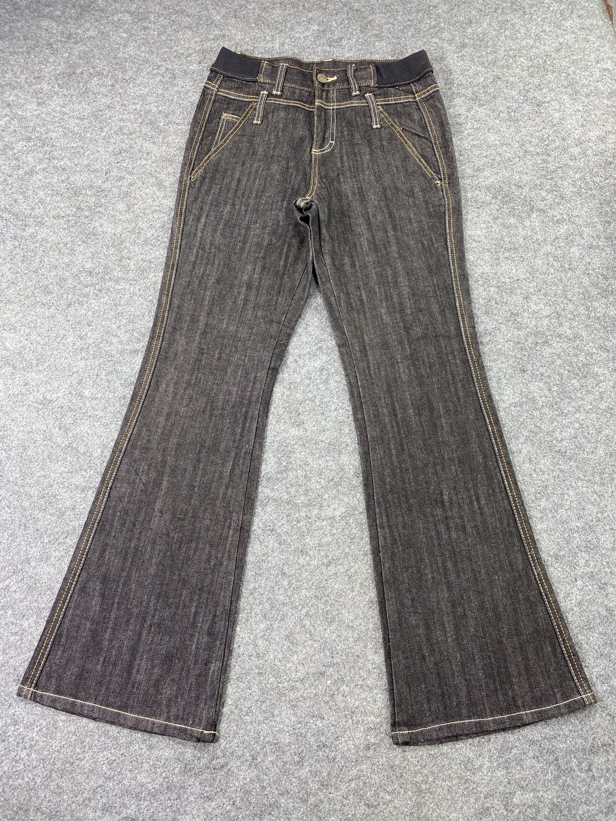 Japanese Brand × Jean Japanese Brand Bootcut Black Jeans - J1051 Size 26" / US 2 / IT 38 - 2 Thumbnail