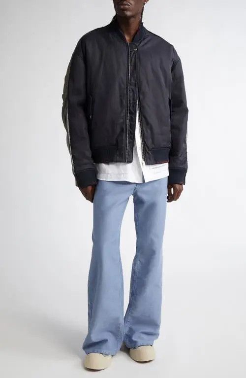 Marni o1w1db11125 Cotton Wide Leg Pants in Blue Size US 30 / EU 46 - 5 Thumbnail