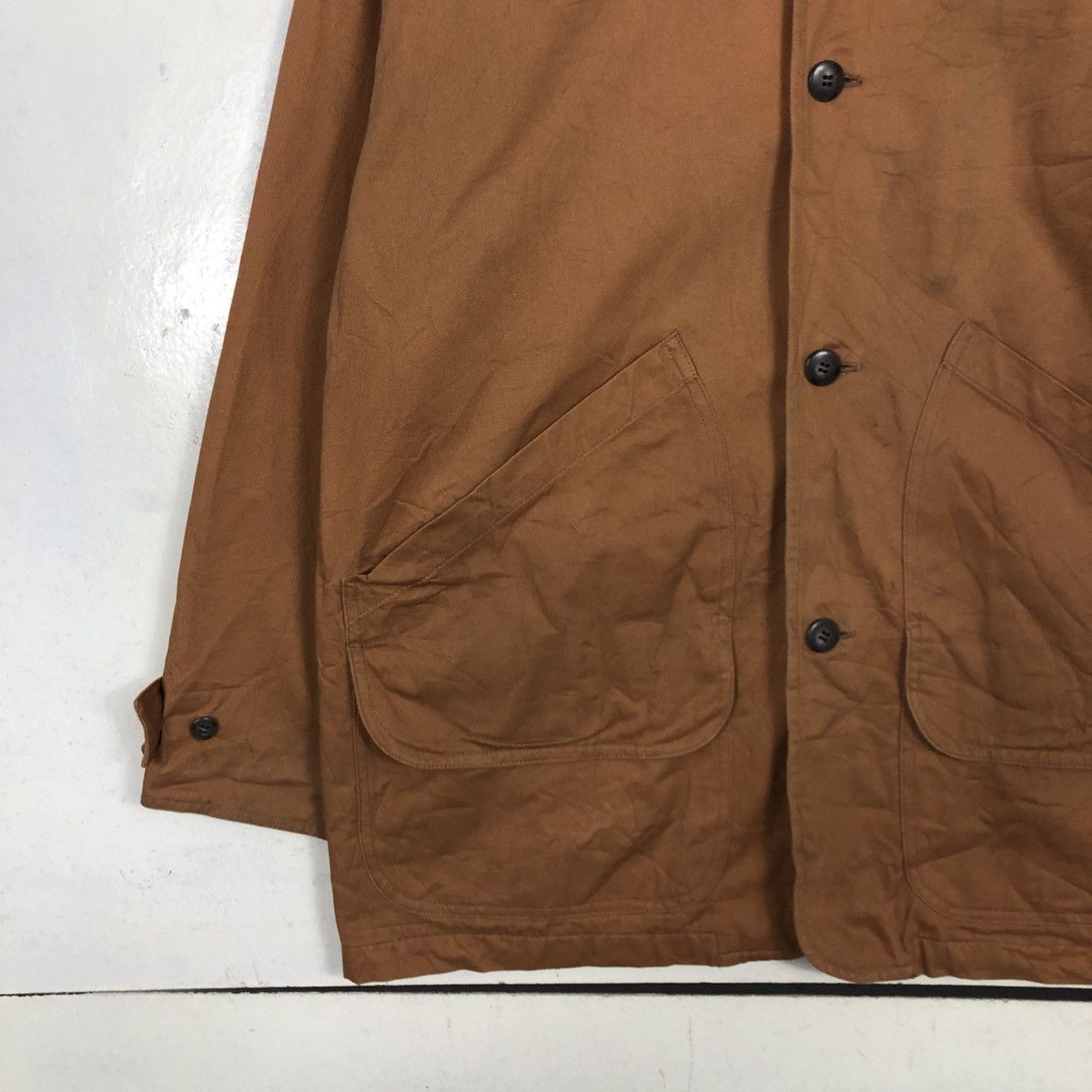 Japanese Brand 📌Vintage Chore Jacket American Cloak Blanket Tartan Check Size US L / EU 52-54 / 3 - 7 Thumbnail