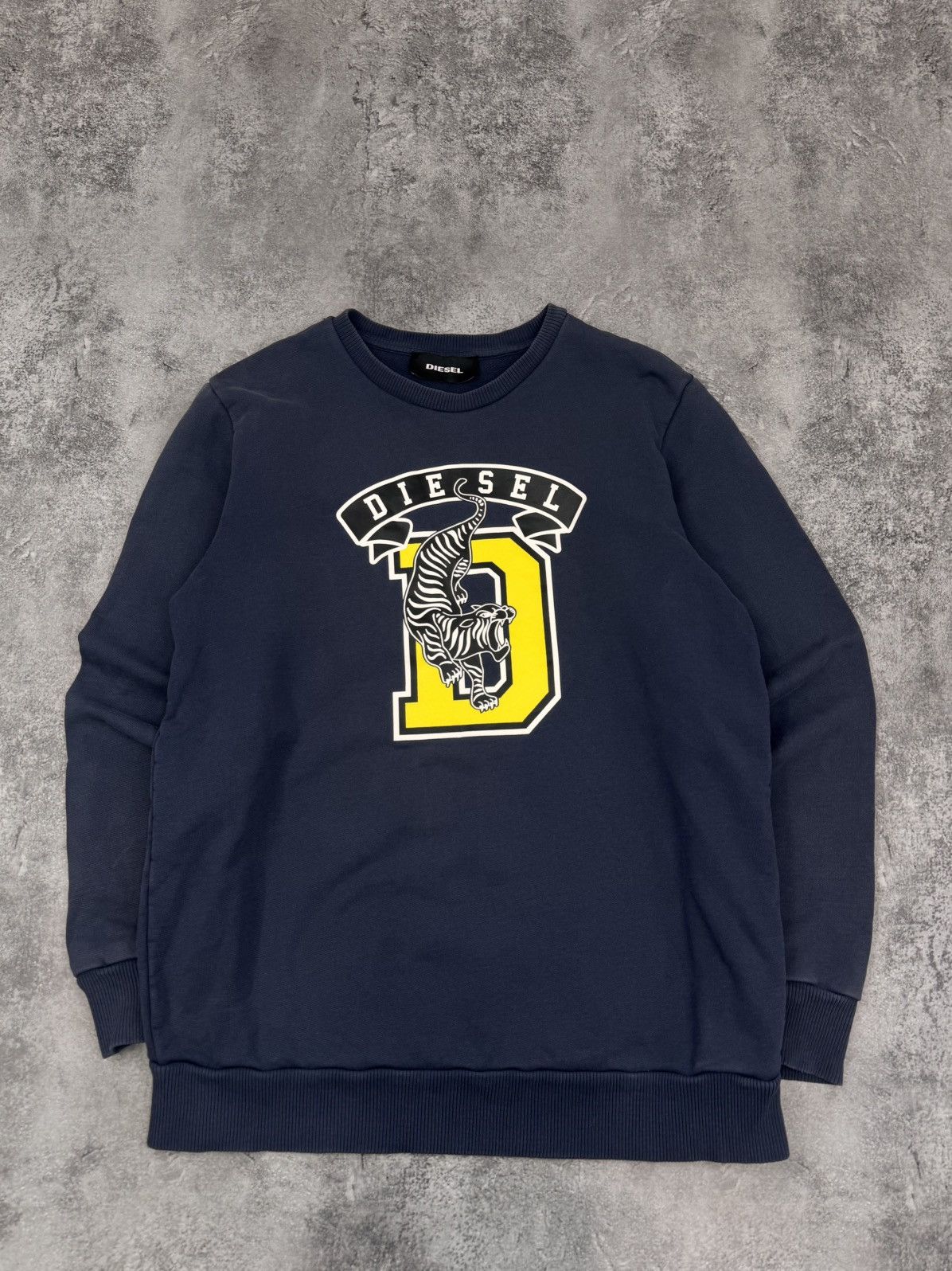 Diesel Diesel Men's Sweatshirt Blue Medium Size US M / EU 48-50 / 2 - 1 Thumbnail