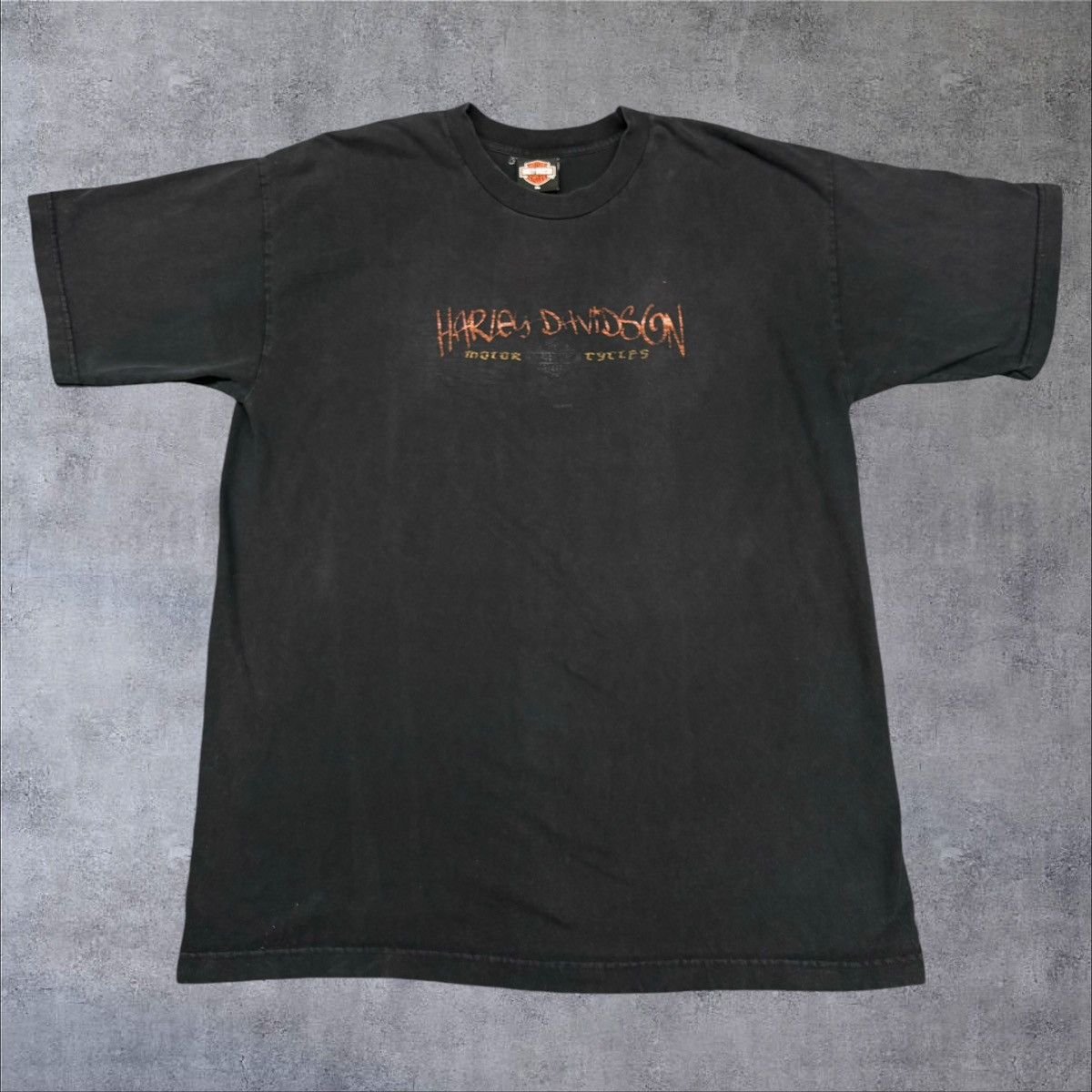 Harley Davidson × Vintage Vintage Harley Davidson Black Shirt Size US XL / EU 56 / 4 - 2 Thumbnail
