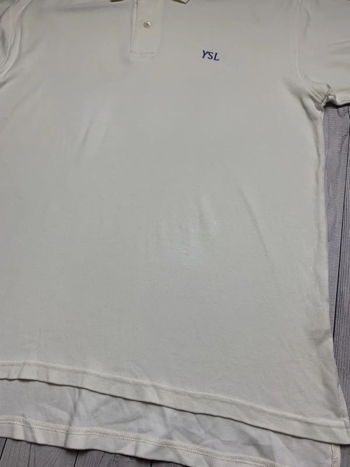 Yves Saint Laurent Vintage Polo shirt Yves Saint Laurent rare YSL logo Size US M / EU 48-50 / 2 - 7 Thumbnail