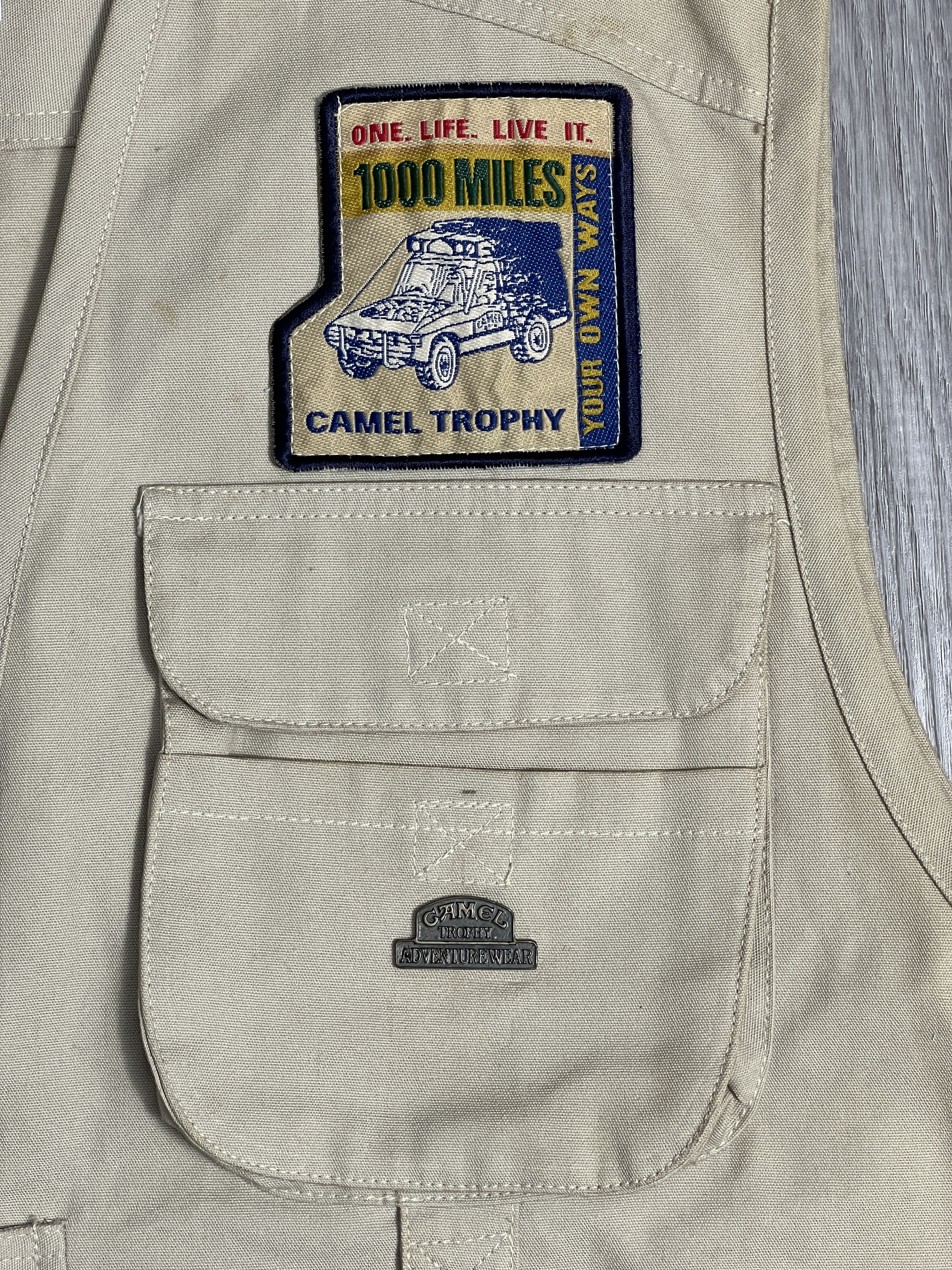 Camel NWT Vintage Camel Trophy Multi Pocket Vest Jacket (XL) JK531 Size US XL / EU 56 / 4 - 2 Thumbnail