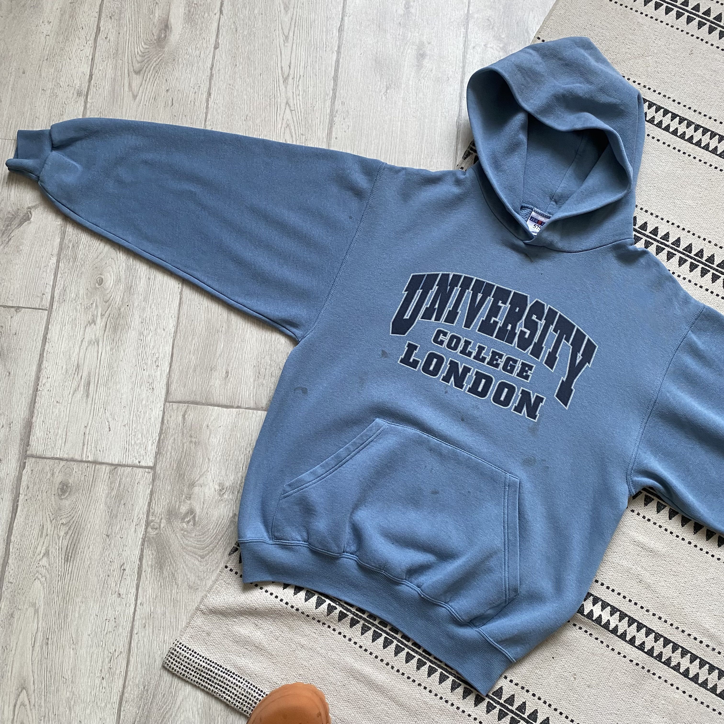 Russell Athletic Vintage 90s University College London hoodie Spell out Size US S / EU 44-46 / 1 - 7 Thumbnail