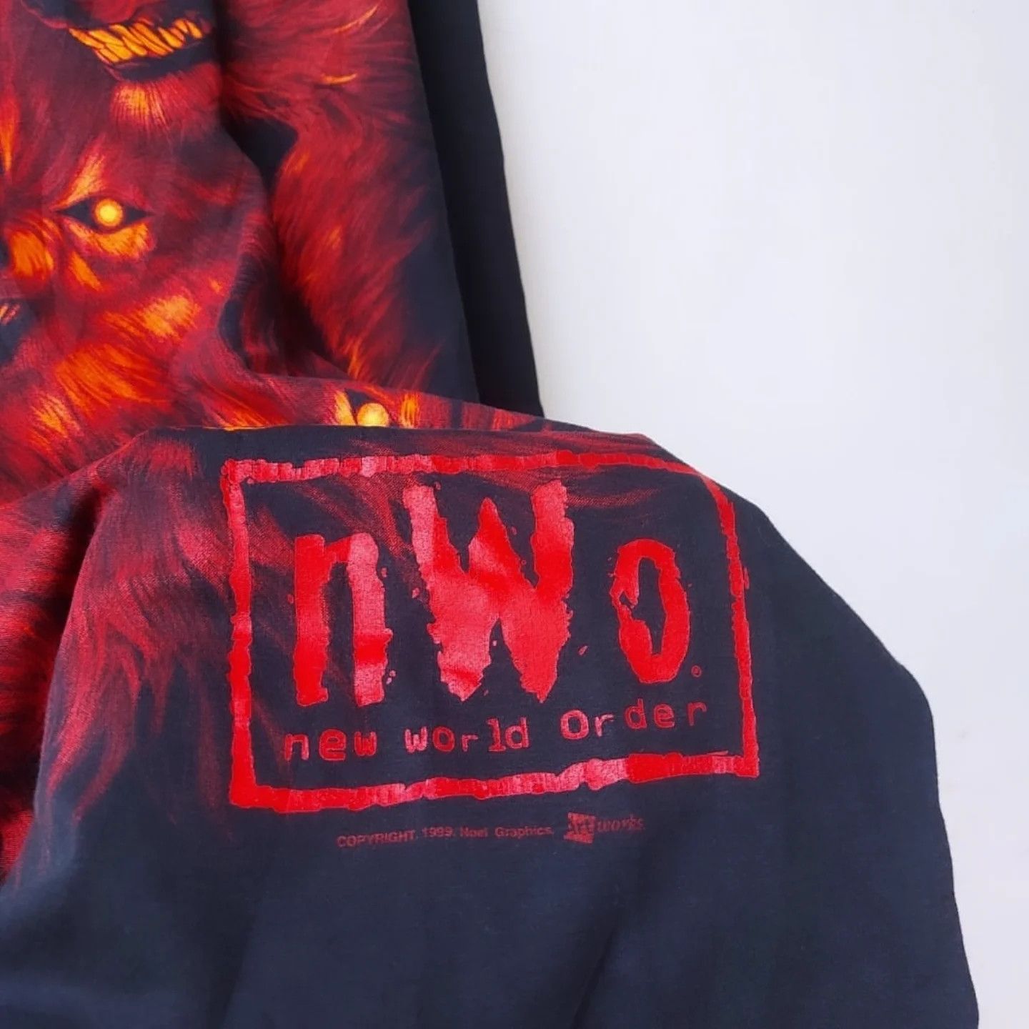 Vintage × WCW/nWo NWO New World Order Wolfpac By Noel Graphic 1999 Size US M / EU 48-50 / 2 - 3 Thumbnail