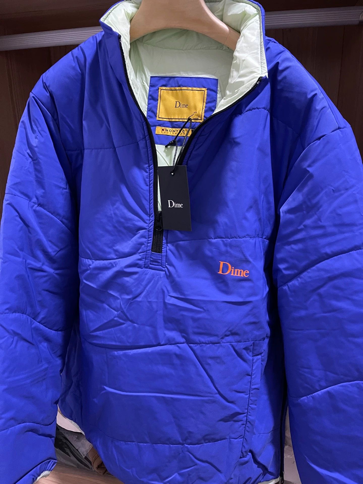 Dime Dime Trail Half Zip Jacket Iron Blue (Purple) L Printed Size US L / EU 52-54 / 3 - 2 Thumbnail