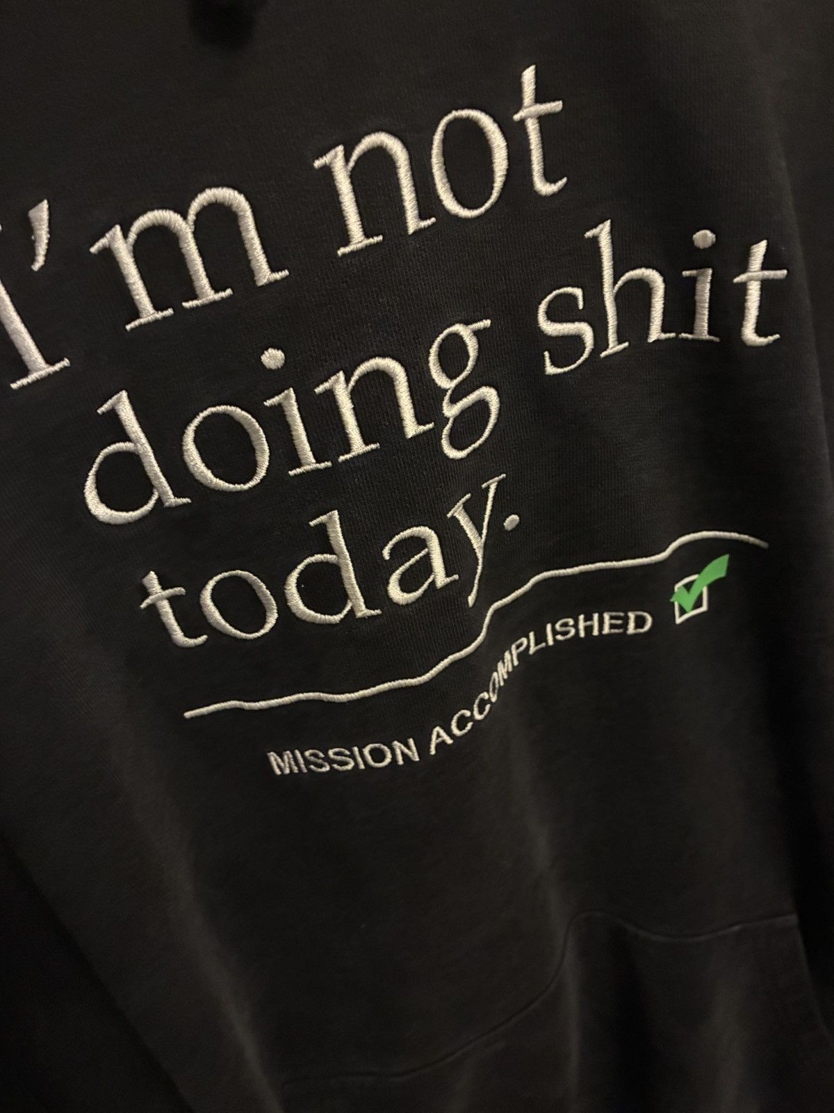 Vetements Vetements I'm Not Doing Shit Today Hoodie Size US S / EU 44-46 / 1 - 3 Thumbnail