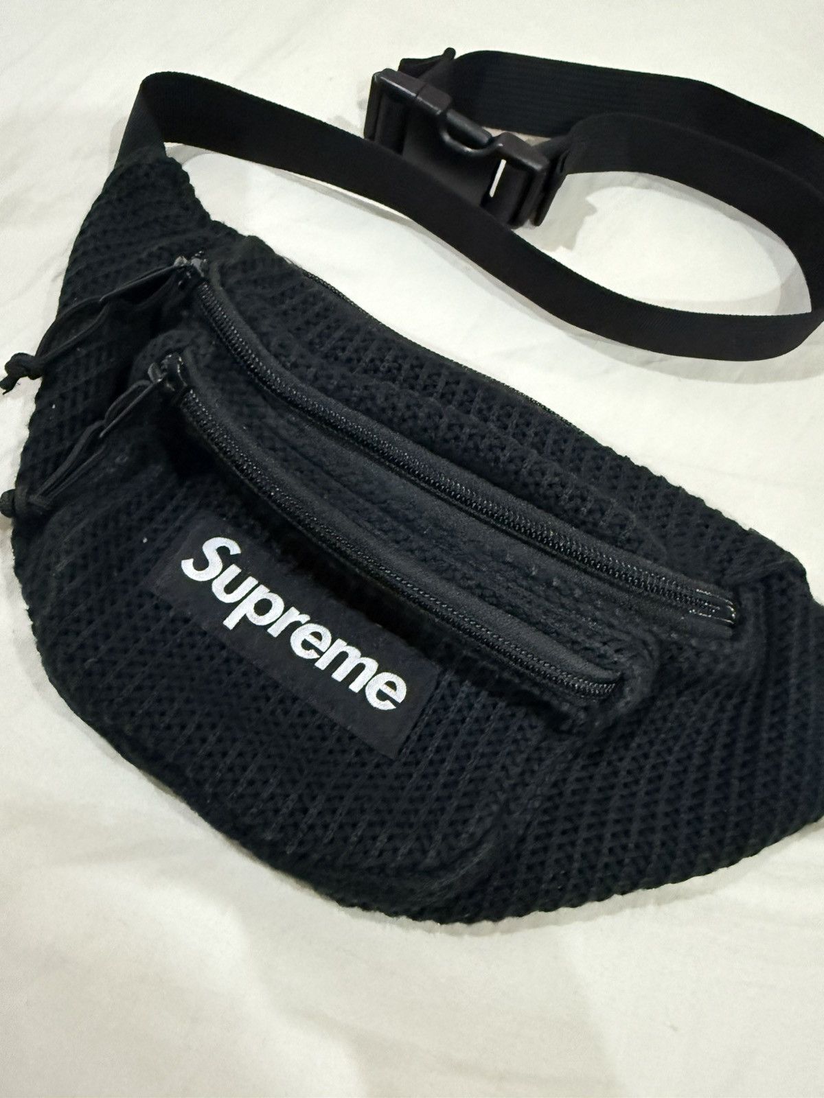 Supreme Supreme Black String Wasit Bag SS21 Size ONE SIZE - 2 Thumbnail