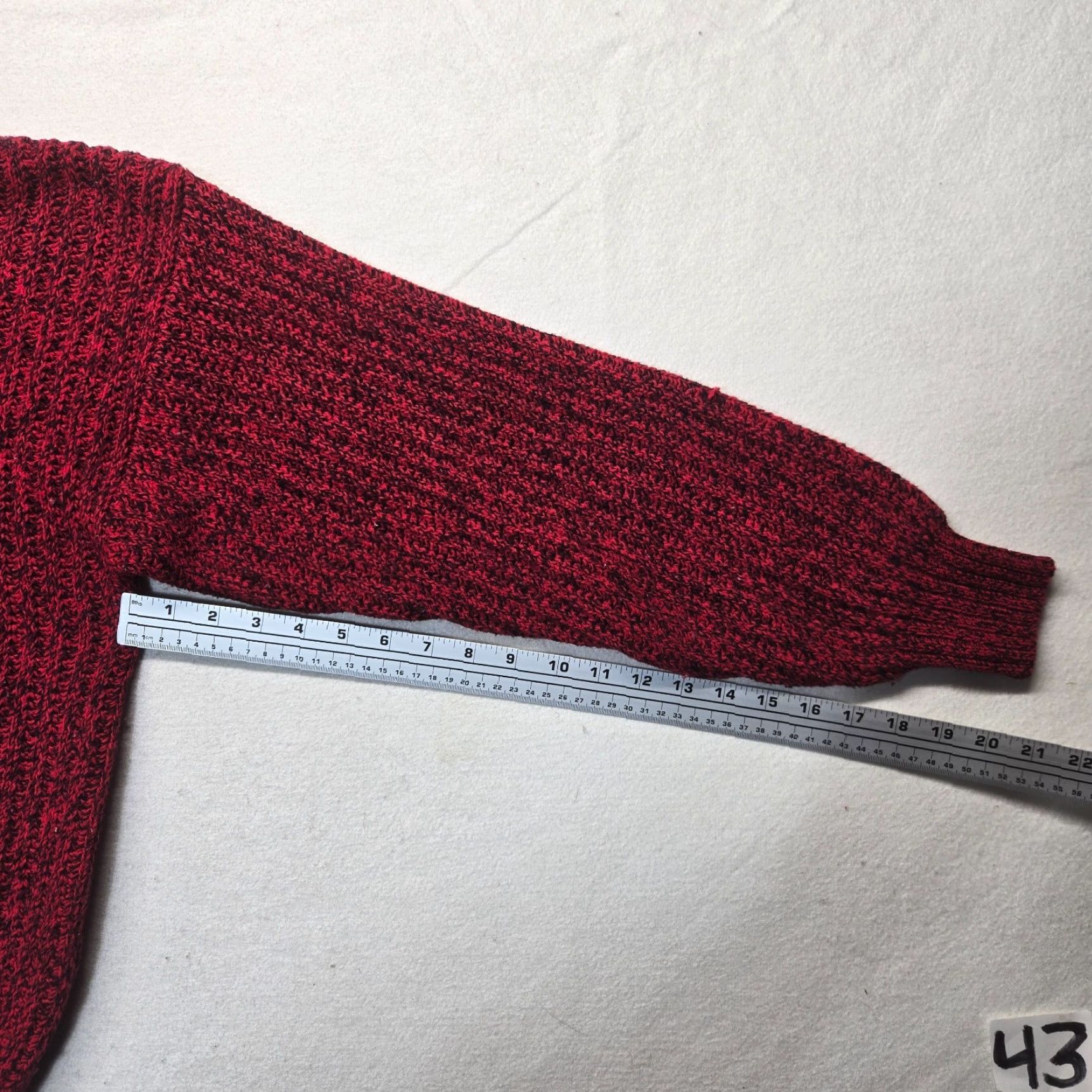 Vintage VINTAGE Westchester Classics Red Pullover Sweater Adult Men's Size L Wool Blend Casual V-Neck USA Size US L / EU 52-54 / 3 - 5 Thumbnail