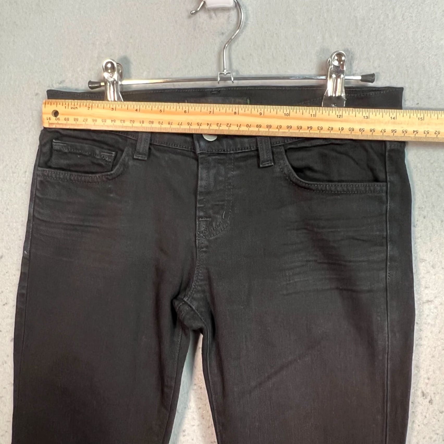 J Brand J Brand Skinny Jeans Womens Black Size 26 Cotton Blend Denim Made In USA Size 26" / US 2 / IT 38 - 6 Thumbnail