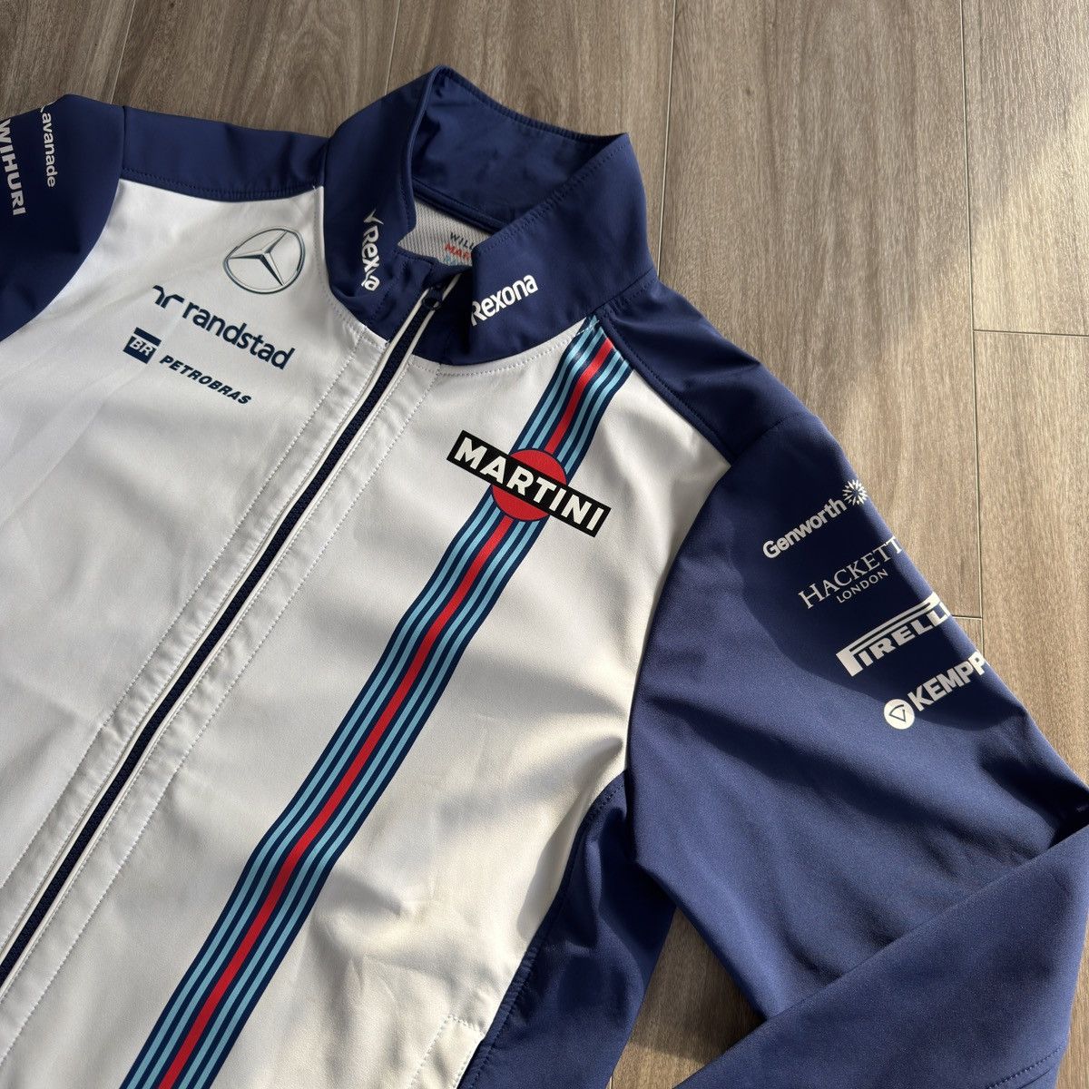 Mercedes-Benz Hackett London x Mercedes-Benz Martini Racing Jacket Size US L / EU 52-54 / 3 - 1 Thumbnail