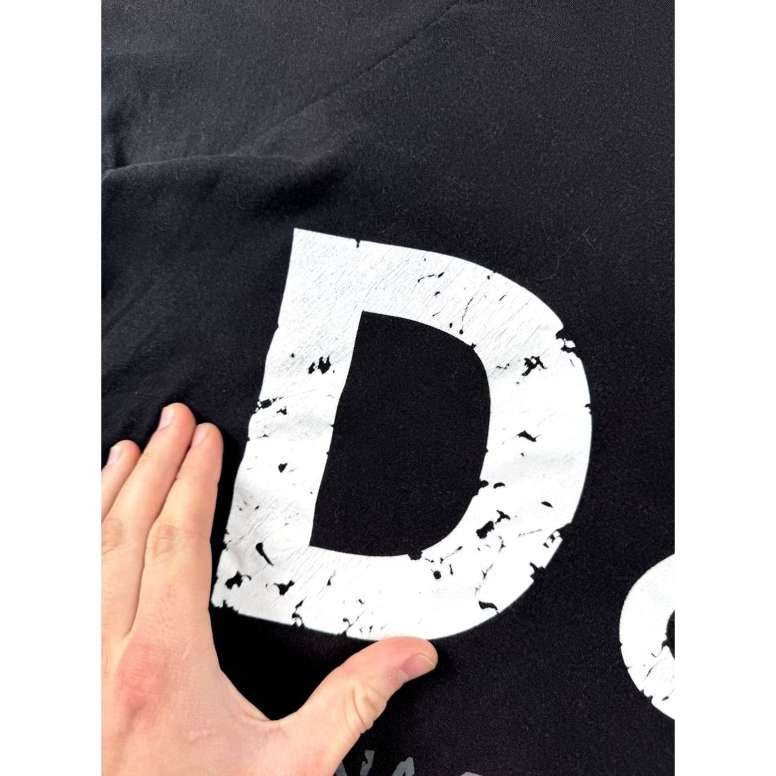 Dolce & Gabbana VINTAGE Dolce&Gabbana Big Logo 90s Men 2XL Black T-Shirt Logo 90s Mens Size US XXL / EU 58 / 5 - 5 Thumbnail