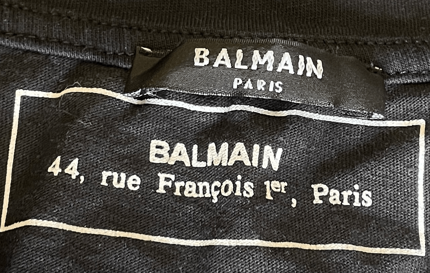 Balmain Balmain unisex T-shirt size S Size US S / EU 44-46 / 1 - 7 Thumbnail