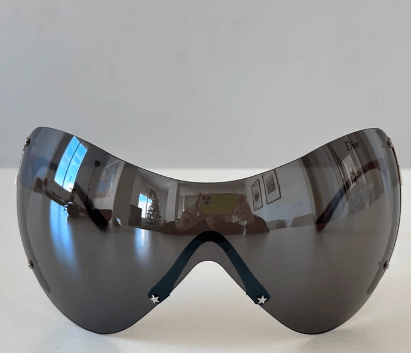 Dior Dior Sunglasses Ski Pop Mask Shield Sport Bike Vintage Size ONE SIZE - 9 Thumbnail