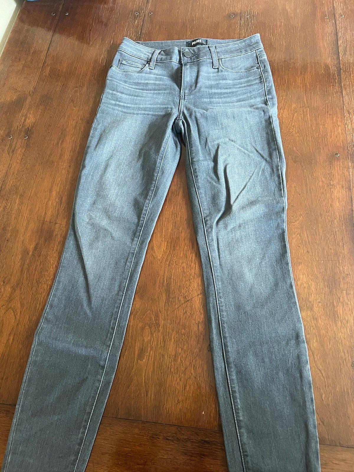 Paige Paige - Verdugo Ankle Gray Jeans - Size 26 Size 26" / US 2 / IT 38 - 1 Thumbnail