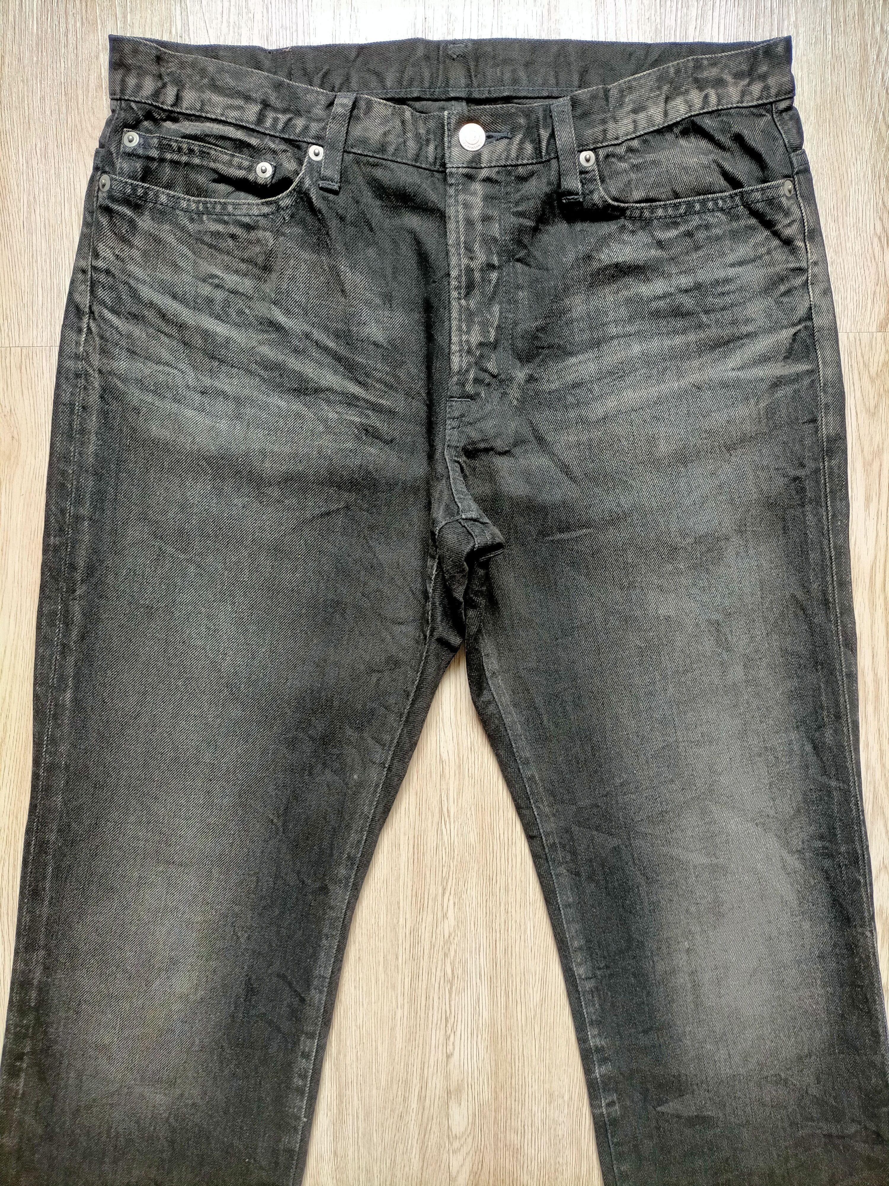 Lanvin Lanvin eu Bleu Black Embroidered Logo Denim Pants Size US 34 / EU 50 - 5 Thumbnail