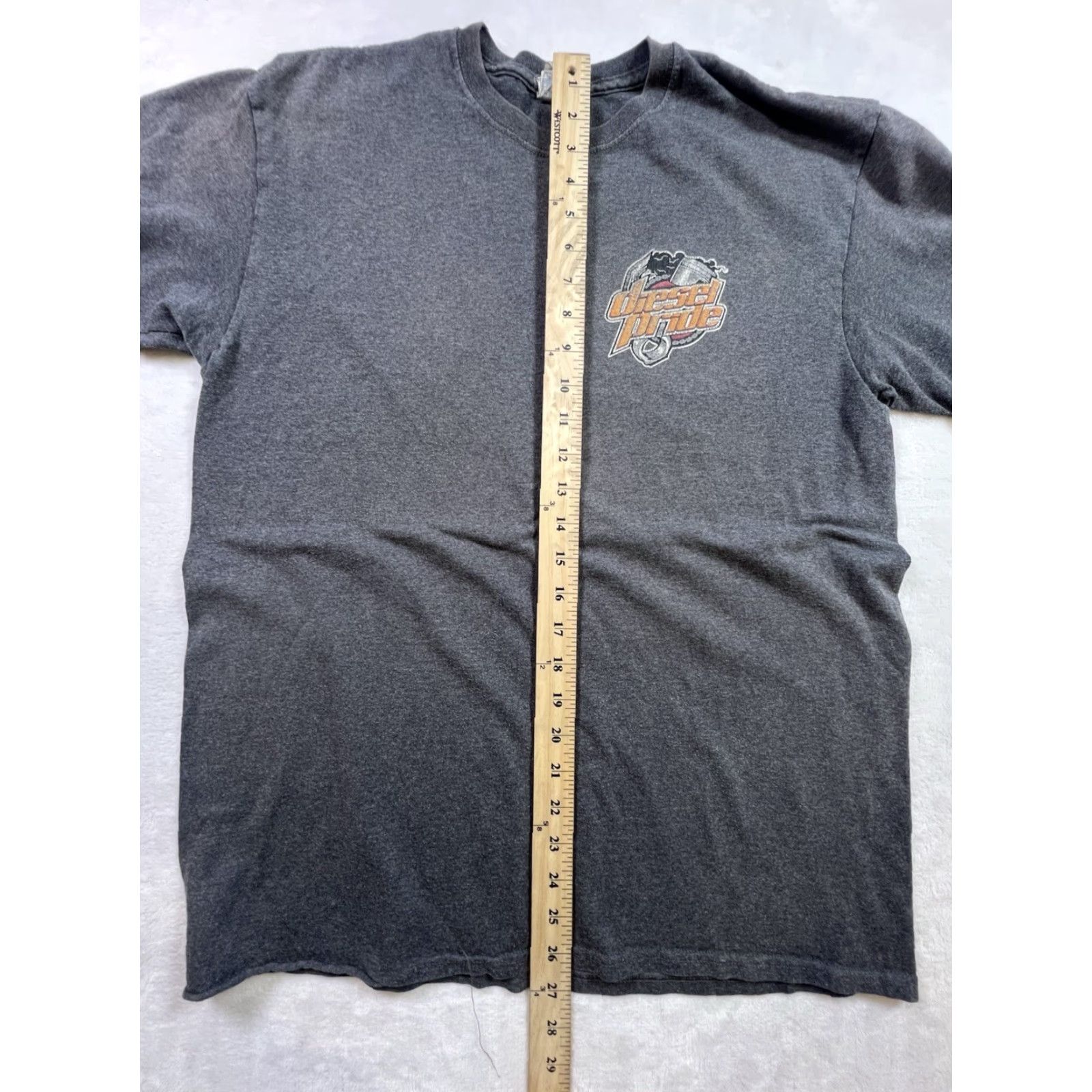 Delta VINTAGE Diesel Pride Flatbed Forever Skull Graphic Short Sleeve Tshirt | Size L Size US L / EU 52-54 / 3 - 3 Thumbnail