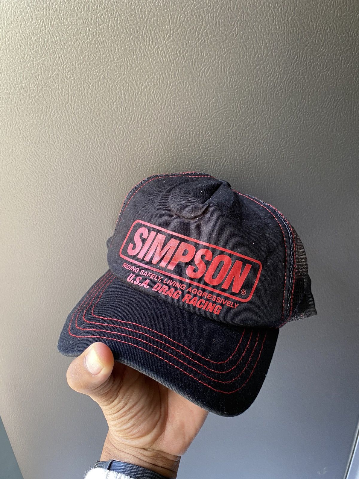 Gear for Sports × Vintage Vintage Simpson racing trucker hats Size ONE SIZE - 1 Thumbnail