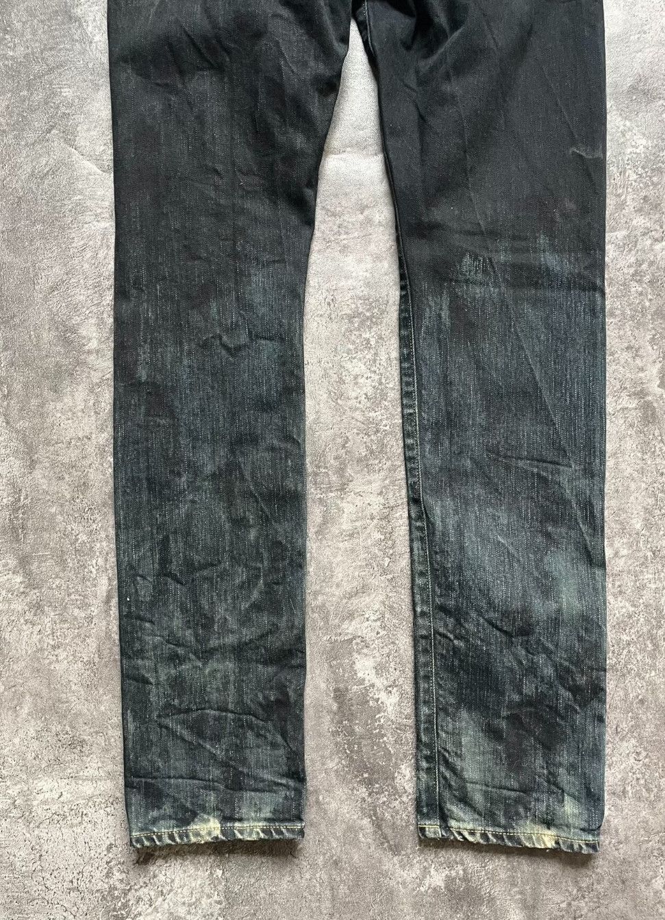 Saint Laurent Paris saint Laurent parisFall/Winter 16 Black Chain Greasy Scrub Size US 33 - 8 Thumbnail