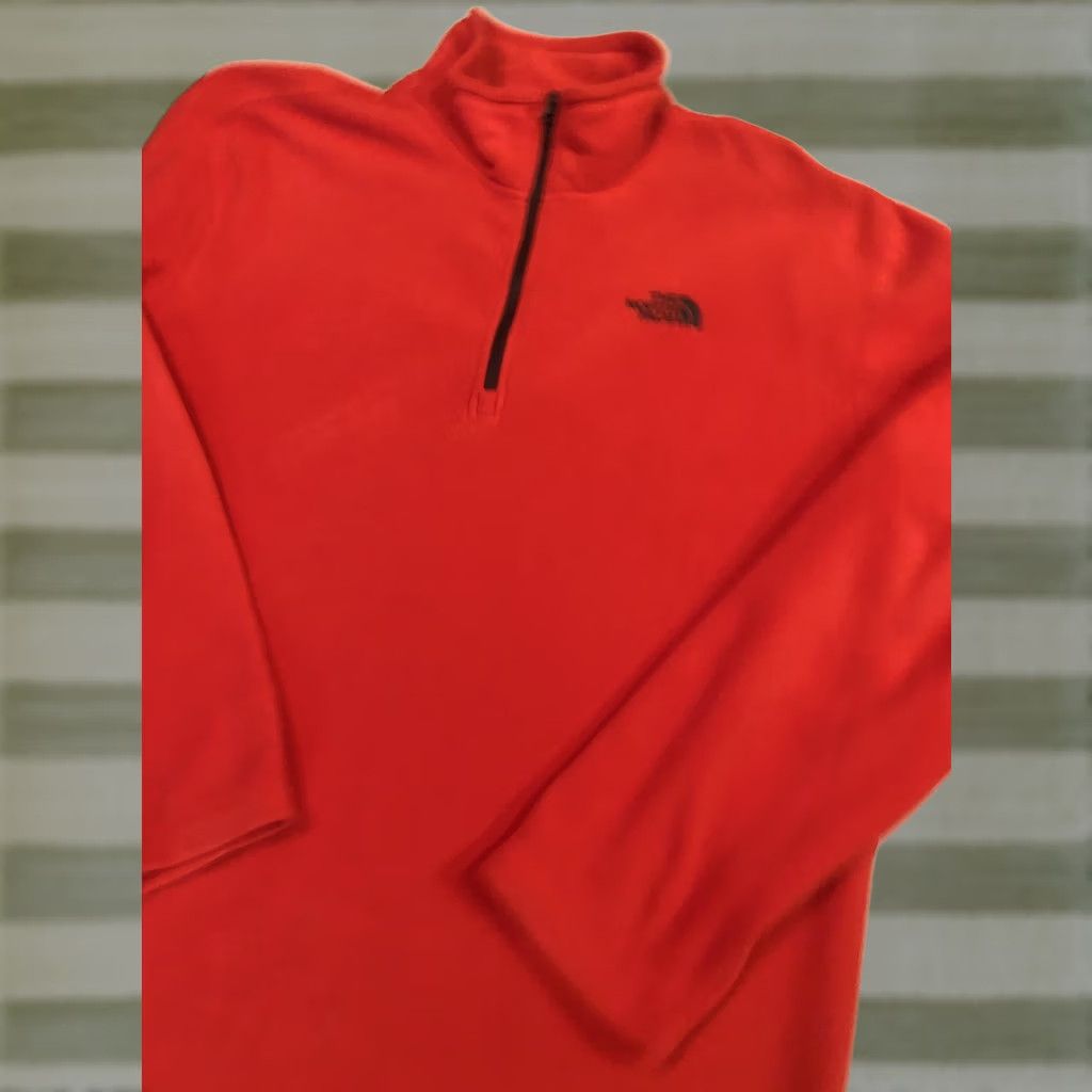 The North Face The North Face Jacket Mens M Red Fleece Zip Size Authenticity Tag Size US M / EU 48-50 / 2 - 1 Thumbnail