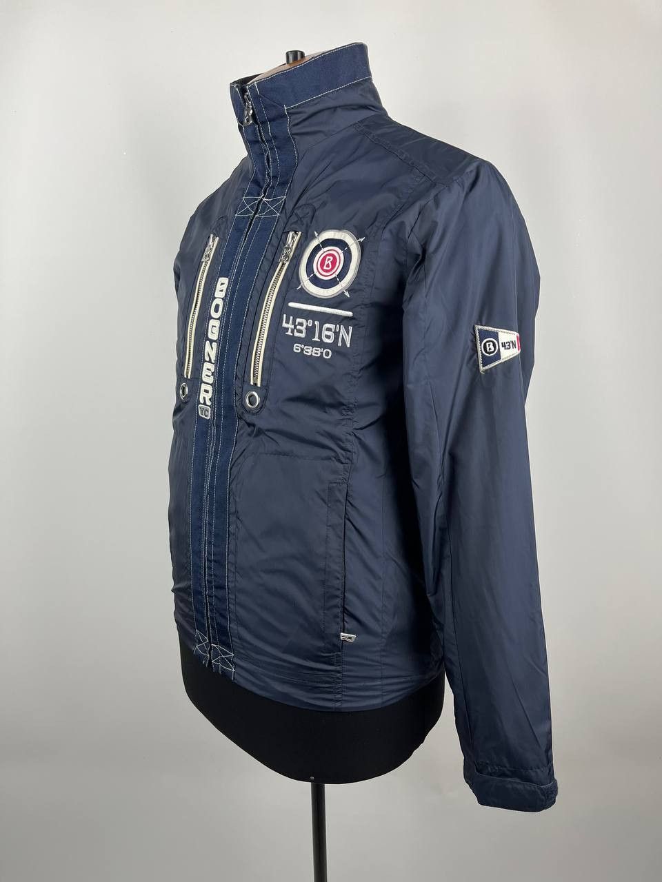 Bogner Bogner Navy Blue Yachting Jacket Embroidered Patches Sailing Size US S / EU 44-46 / 1 - 3 Thumbnail