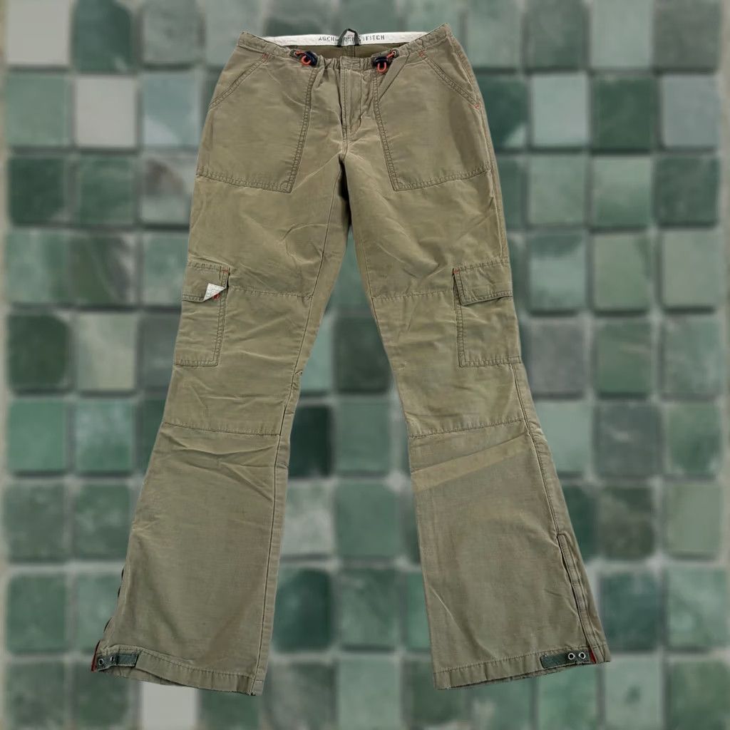 Abercrombie & Fitch Vintage ABERCROMBIE & FITCH AF-5 Cargo Tactical Pants in Army Green Women 2 Size 26" / US 2 / IT 38 - 1 Thumbnail