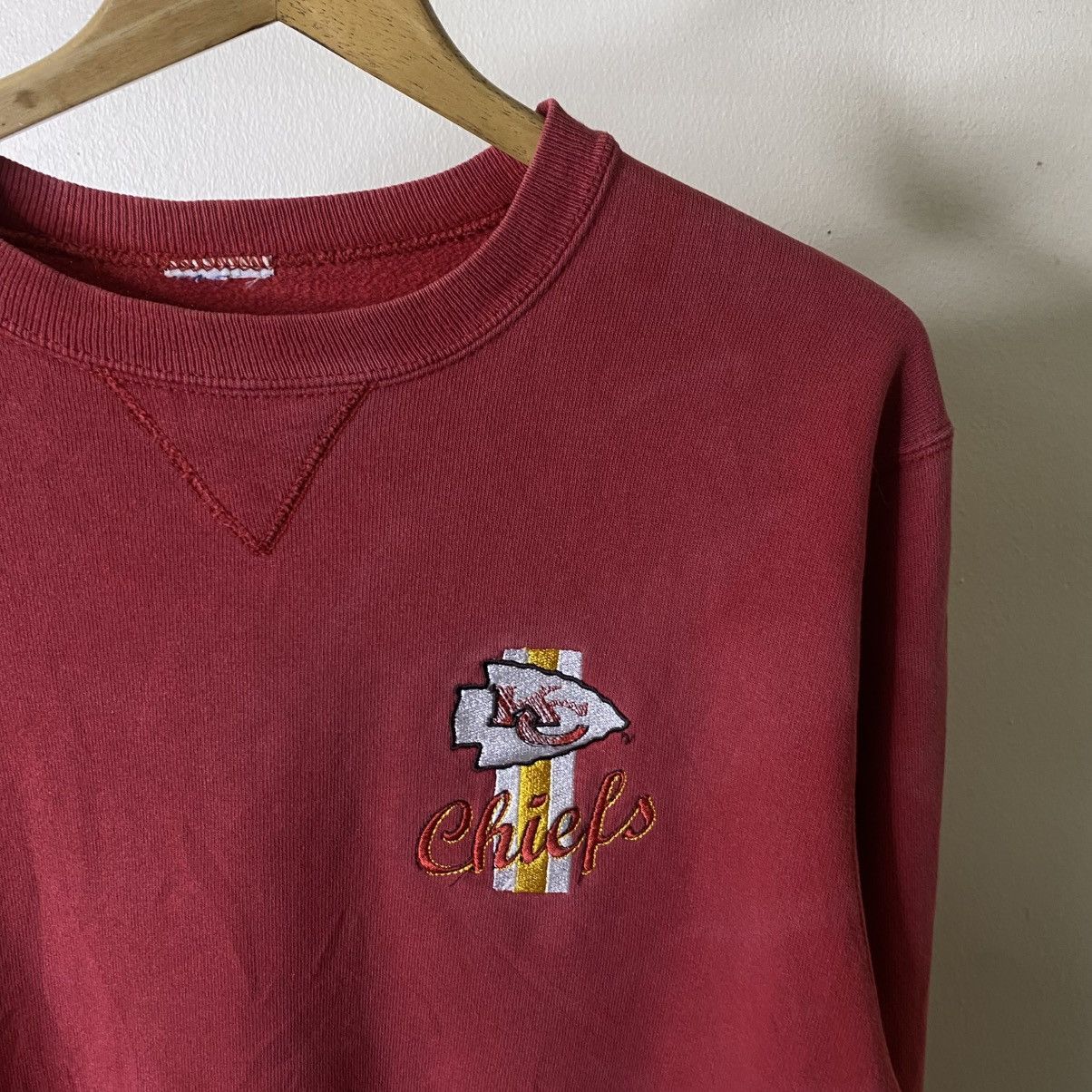 NFL 1990s Kansas City Chiefs NFL Small Logo Crewneck Size US L / EU 52-54 / 3 - 2 Thumbnail
