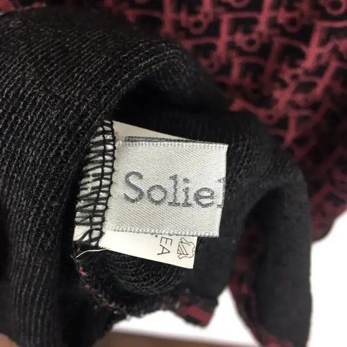 Japanese Brand Vtg SOLIE DOR JAPAN Monogram Sweater Sweatshirt Pullover Size S / US 4 / IT 40 - 4 Thumbnail