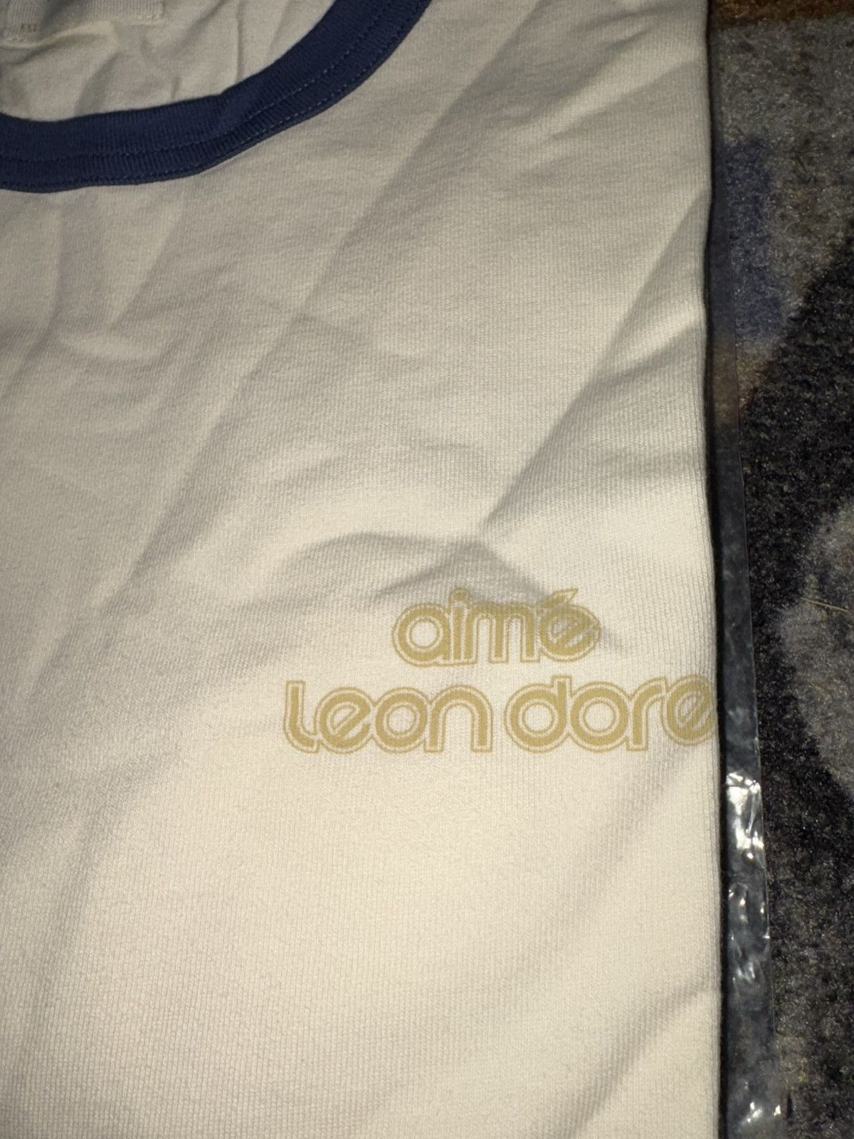 Aime Leon Dore Aime Leon Dore Retro Ringer Tee Cream Size US XXL / EU 58 / 5 - 2 Thumbnail