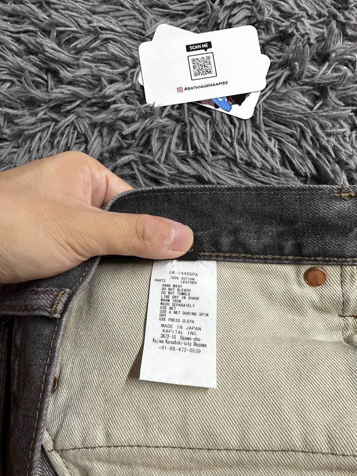 Kapital Kapital Bone Denim 5P Shorts Black Size US 32 / EU 48 - 7 Thumbnail