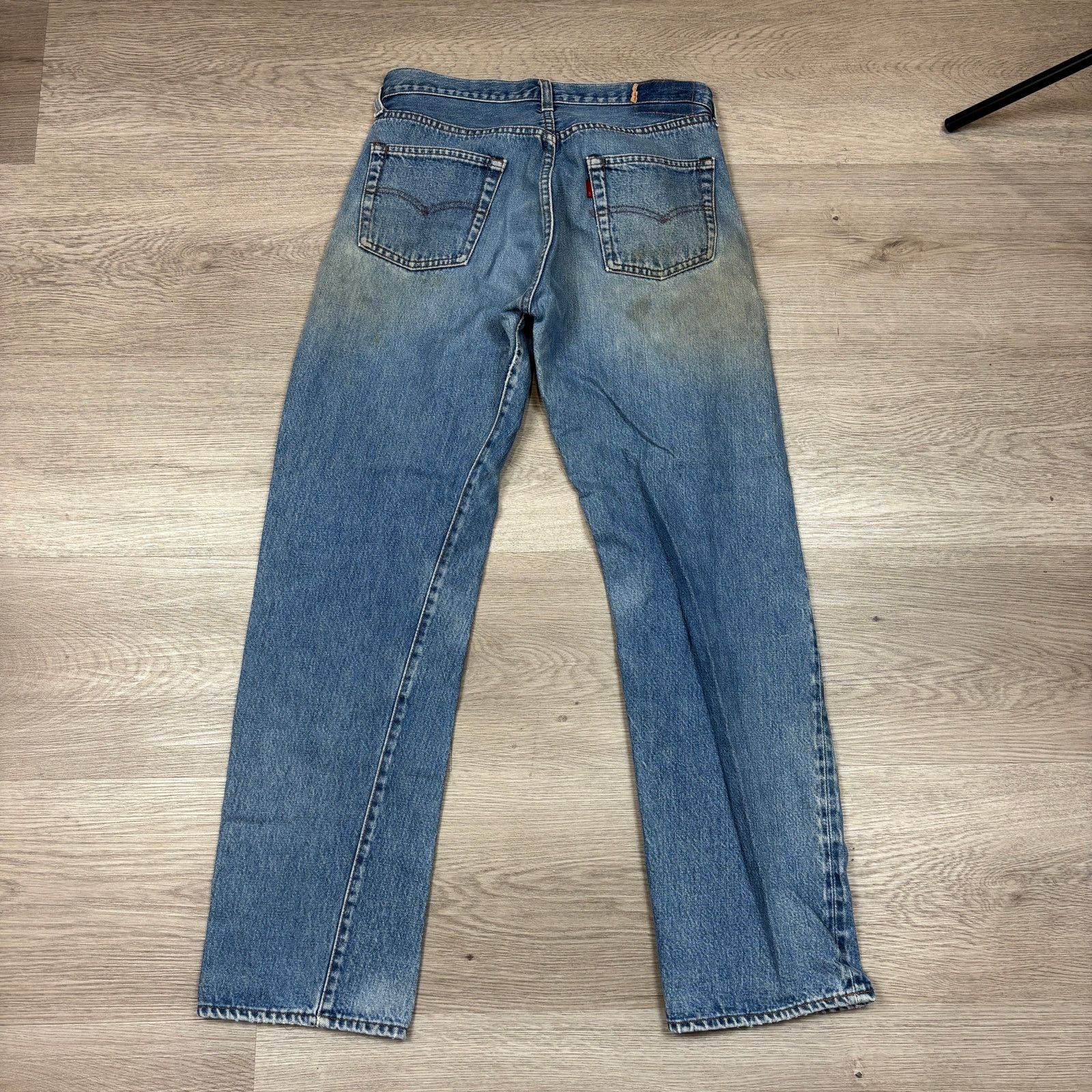 Levi's × Vintage Vintage 80s Levi's 501 Selvedge Denim Redline Jeans 30x30 Size US 30 / EU 46 - 2 Thumbnail