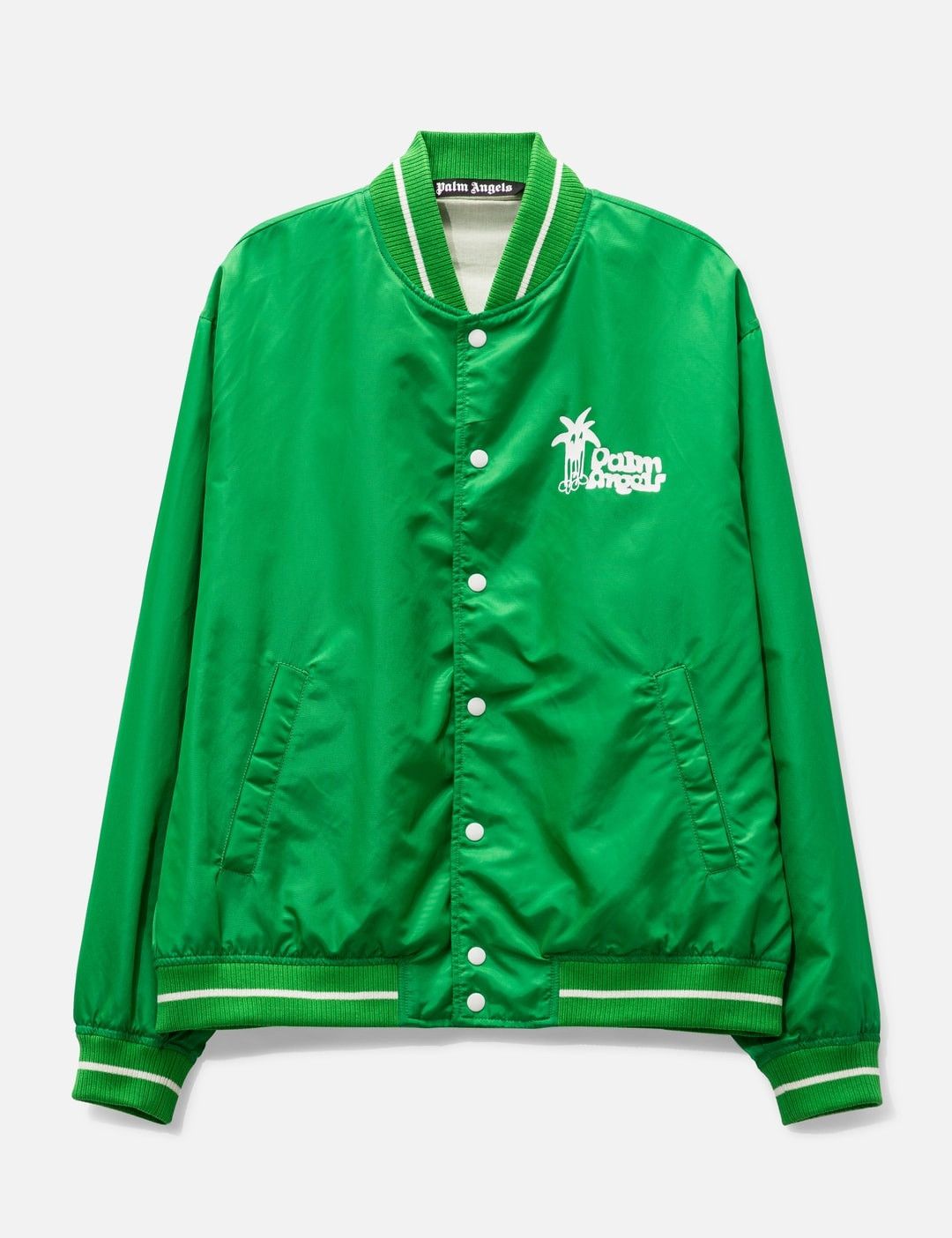 Palm Angels o1y0325 Logo Jacket in Green Size US M / EU 48-50 / 2 - 1 Thumbnail