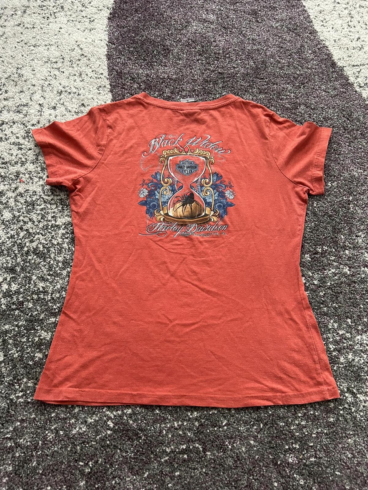 Harley Davidson Harley-Davidson “Built With Pride” Black Widow Tee Size XL / US 12-14 / IT 48-50 - 5 Thumbnail