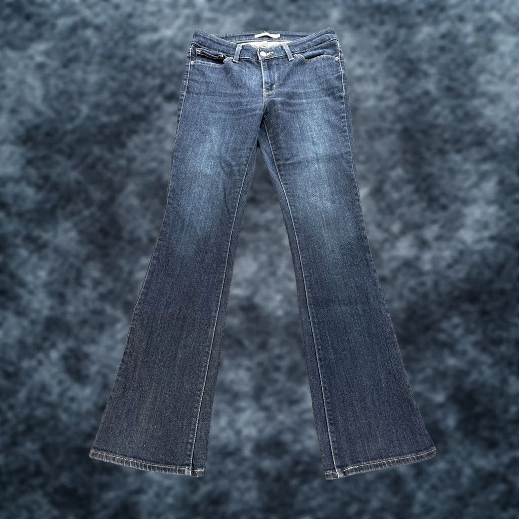 Levi's Levi's Jeans Womens Size 28x31 Bootcut Denim Dark Wash 715 Stretch Blue Size 28" / US 6 / IT 42 - 1 Thumbnail