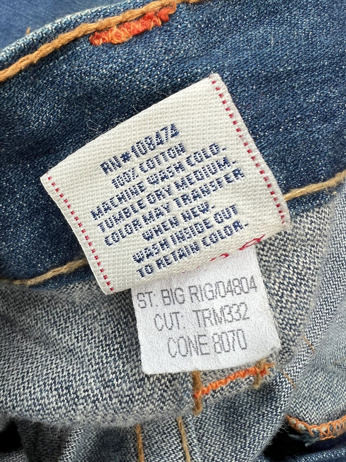 True Religion VTG Y2K 00s True Religion Big Rig Mud Denim Bootcut Jeans Size US 31 - 22 Thumbnail