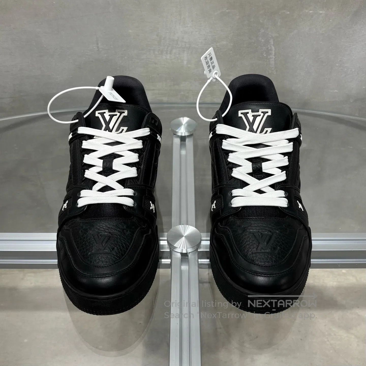 Louis Vuitton Louis Vuitton Trainer Black Art Gallery shoes Size US 8.5 / EU 41-42 - 2 Thumbnail