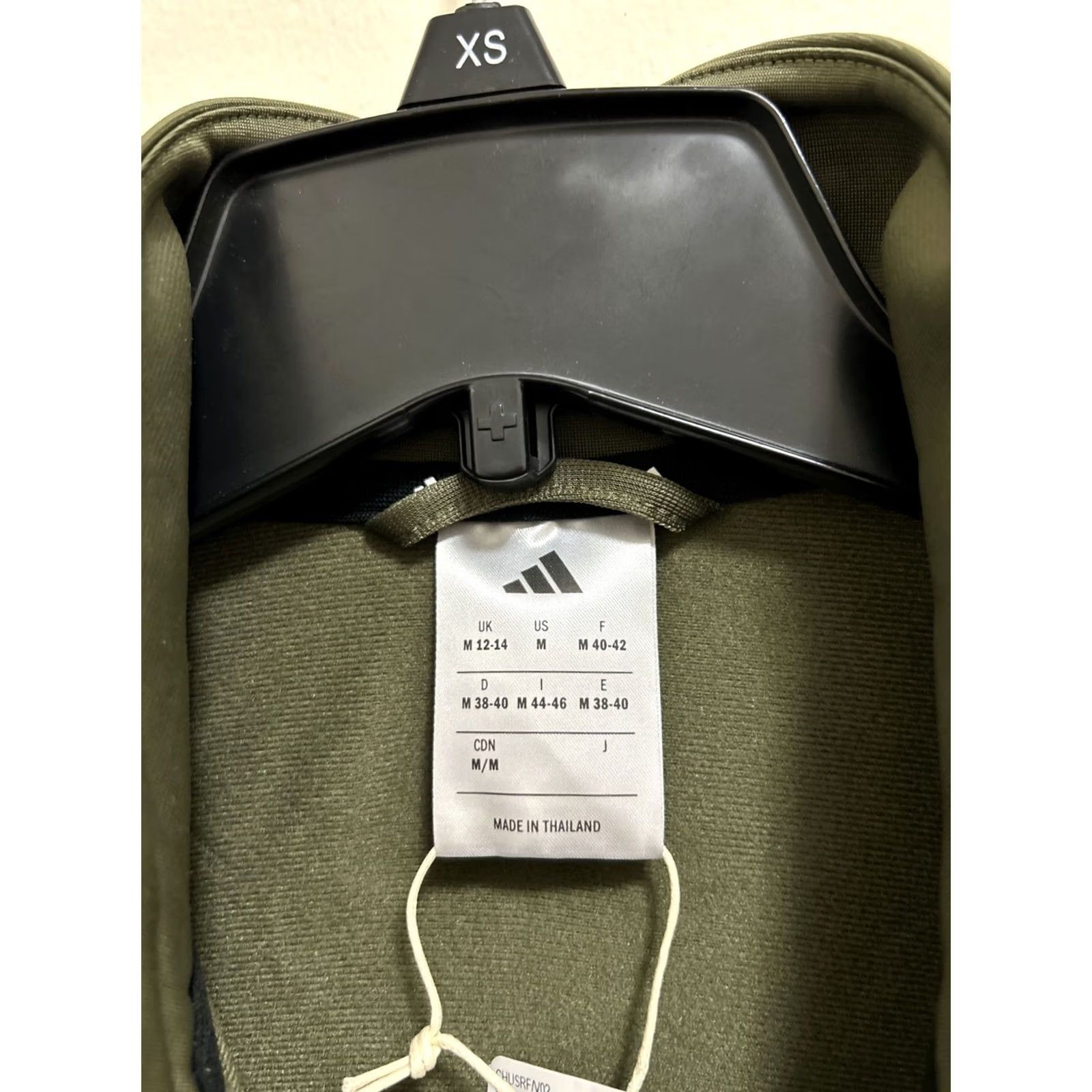 Adidas Adidas Tricot Track Jacket Womens M Olive Green White Full Zip Pockets Casual Travel Slim Fit 80s 90s Retro Sportwear Size M / US 6-8 / IT 42-44 - 5 Thumbnail