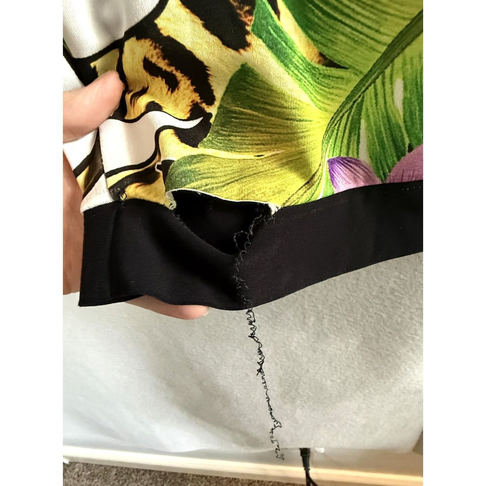 Joseph Ribkoff Joseph Ribkoff Dress Womens 14 Tropical Floral Animal Print Shift 3/4 Sleeve Multicolor Casual Party/Cocktail Travel Pullover Pointe Audience Womens Size XL / US 12-14 / IT 48-50 - 3 Thumbnail