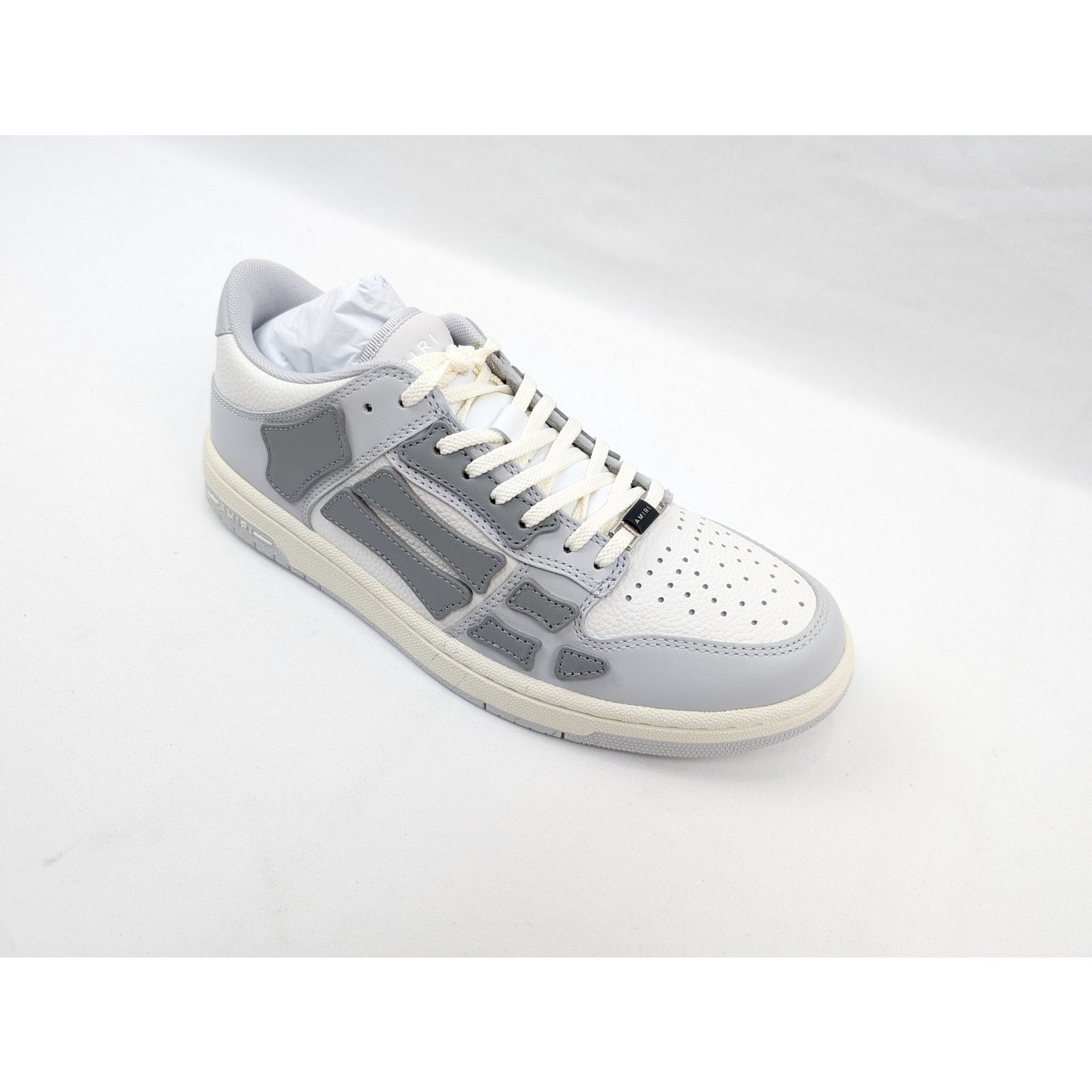 Amiri o1rshd1 Skeleton Low Top Sneakers in Grey Size US 8 / EU 41 - 2 Thumbnail