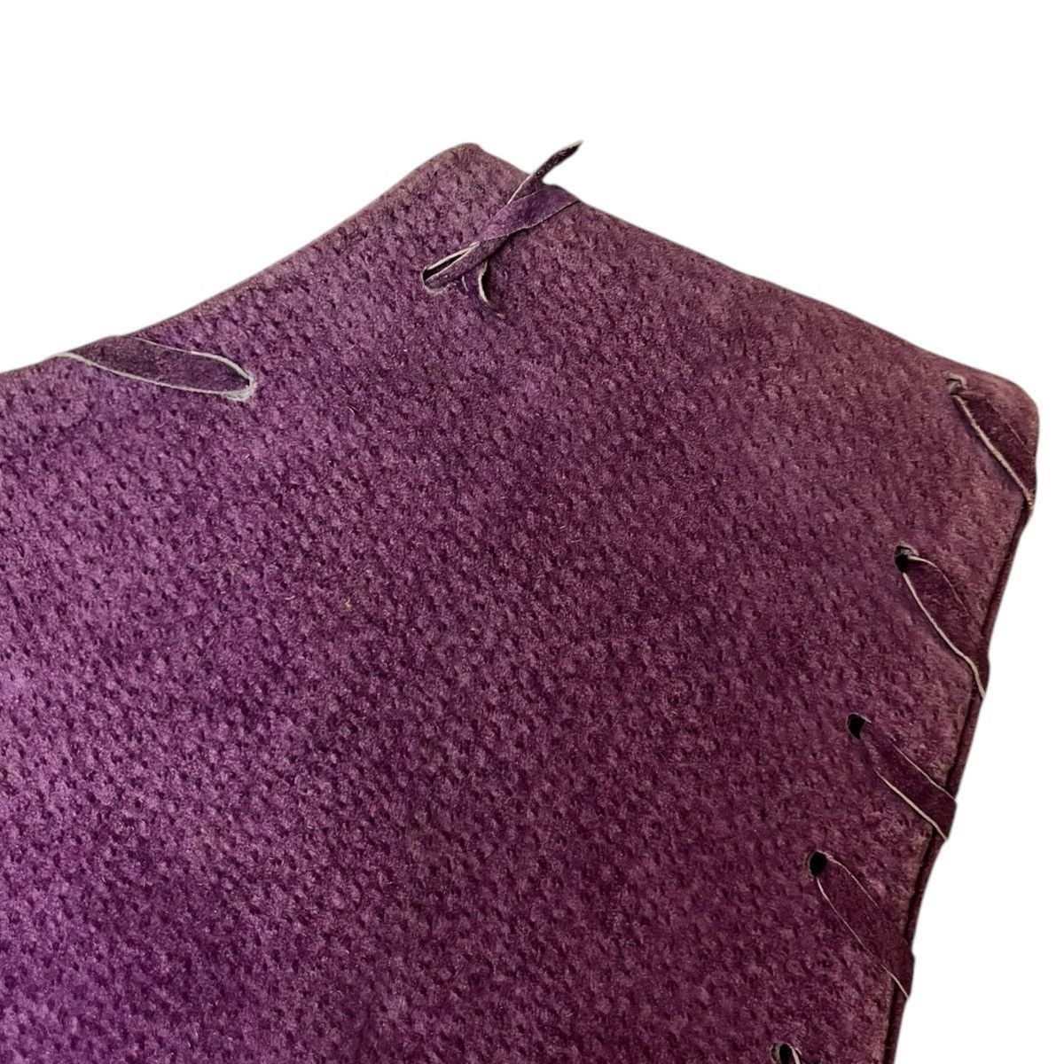 Vintage 90s/Y2K Don’t Stop Festival Purple Leather Fringe Vest Sz L Size L / US 10 / IT 46 - 6 Thumbnail