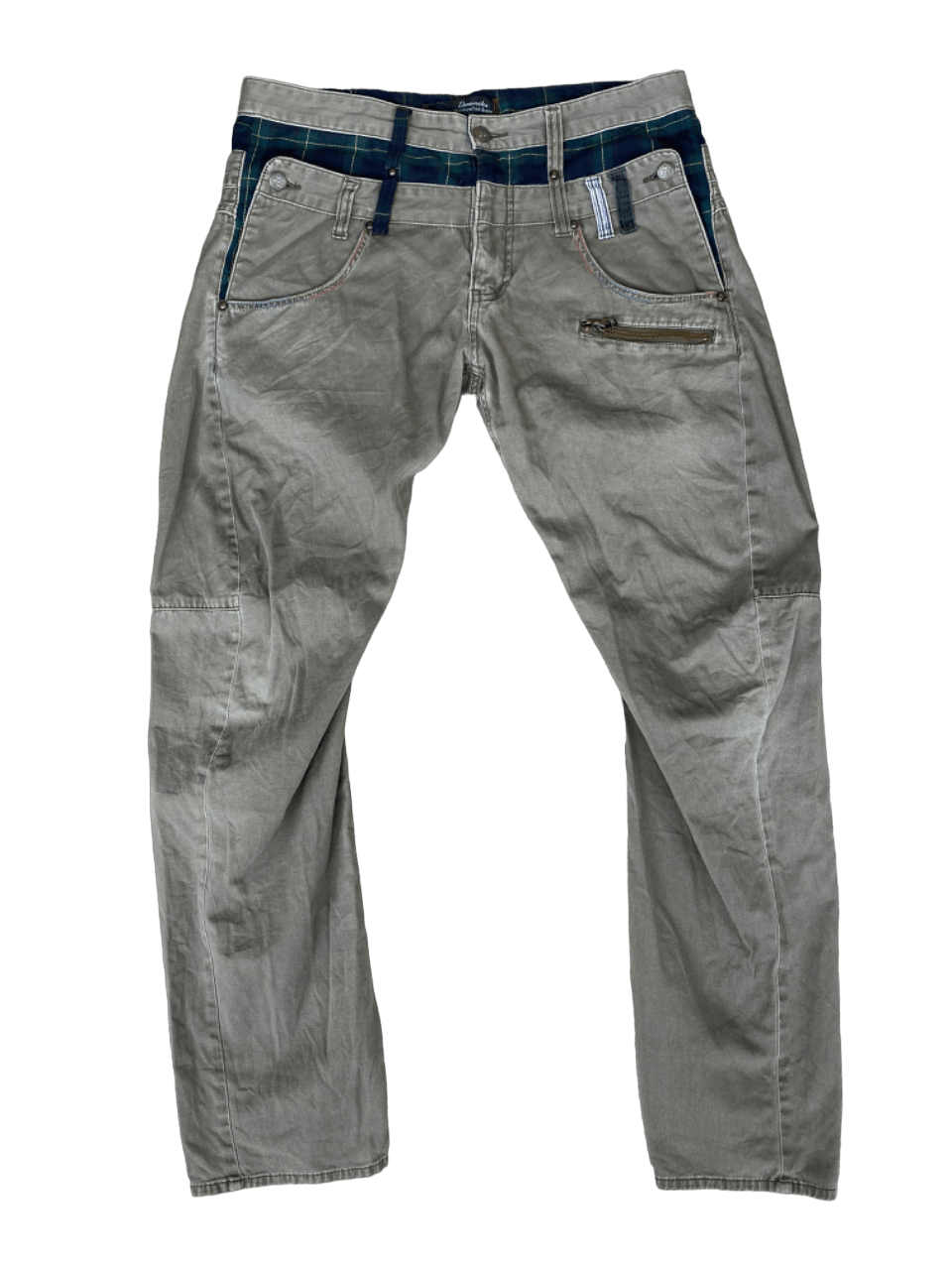 Japanese Brand Japanese Dominate Doublewaist Multipocket Pants Distressed Size US 35 - 1 Thumbnail