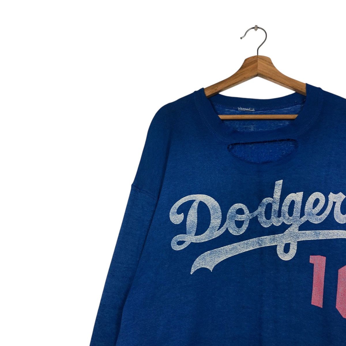 MLB 🔥TRUE VINTAGE DODGERS 16 SWEATSHIRT DISTRESSED RUSTY DESIGN Size US M / EU 48-50 / 2 - 7 Thumbnail