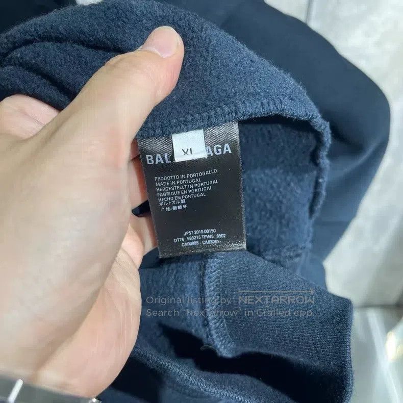 Balenciaga Balenciaga Logo embroidery sweatshirt, size XL Size US XL / EU 56 / 4 - 5 Thumbnail